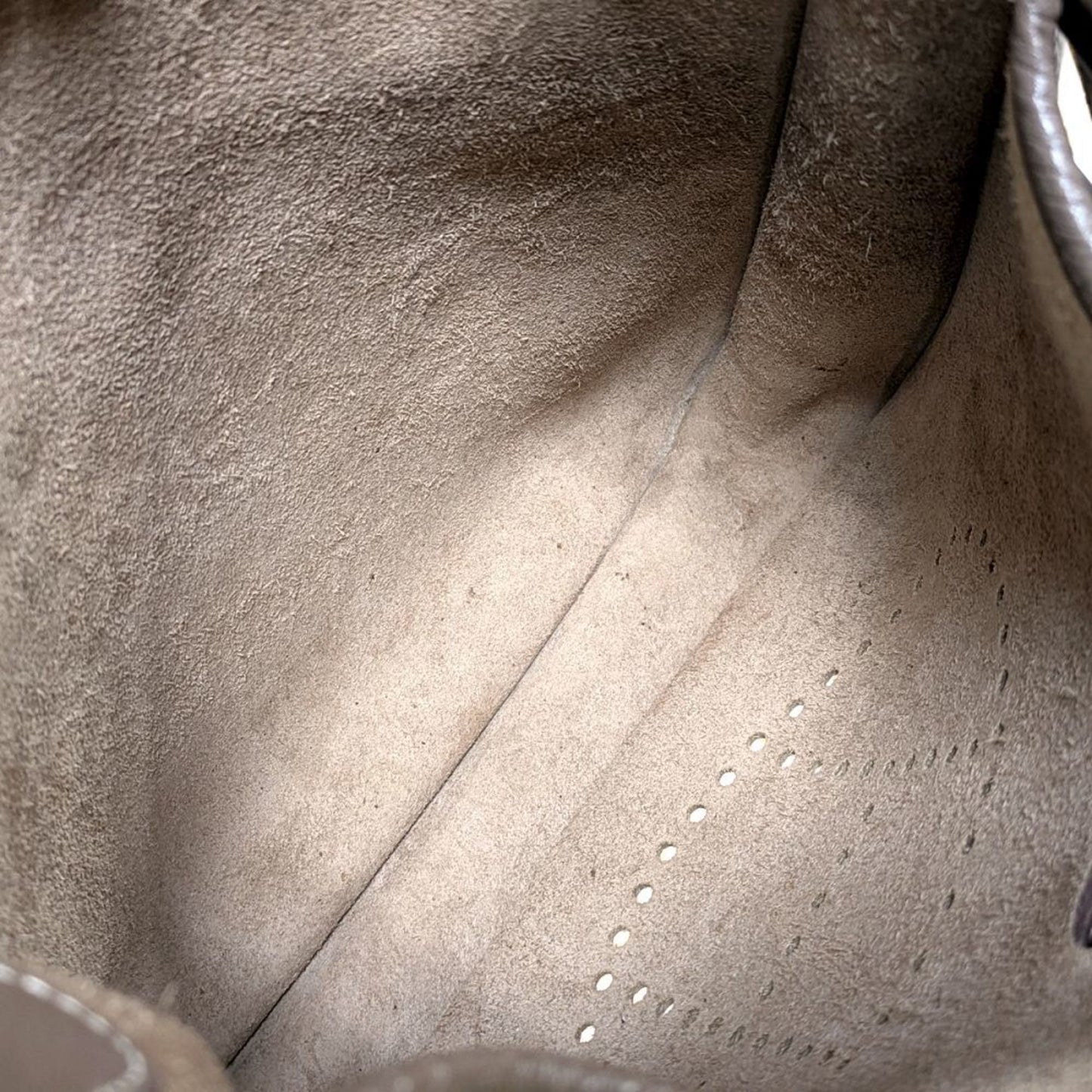 Hermes Evelyn 3 Pm Shoulder Bag In Taurillon Clemence Etoupe Leather