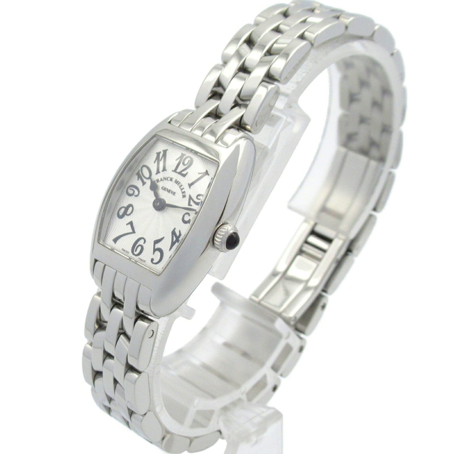Franck Muller Tono Curvex Petite Wristwatch Stainless Steel