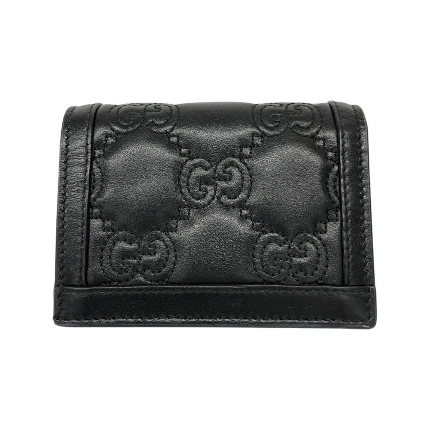 Gucci Gg Matelasse 723786 Bifold Leather Mini Wallet For Women