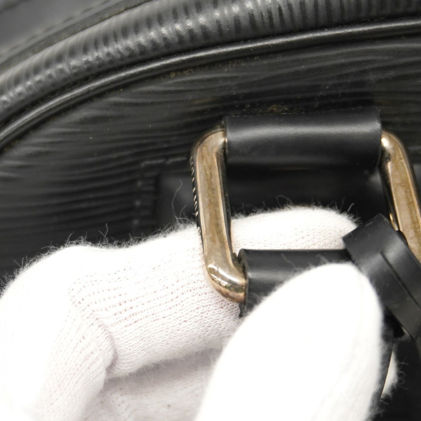 Louis Vuitton Epi Bowling Montaigne Pm Handbag M59322 Noir