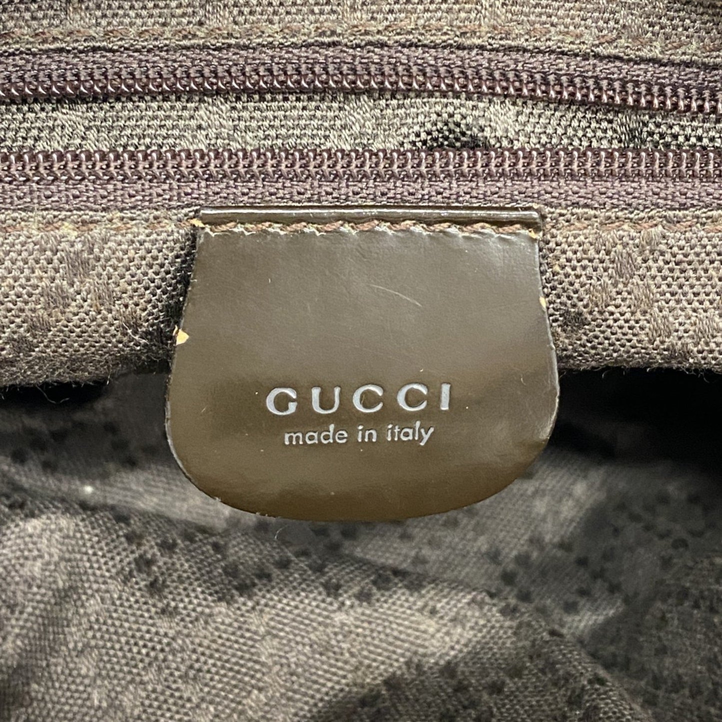 Gucci Bamboo Handbag 000 2058 0531 5 Nylon Brown