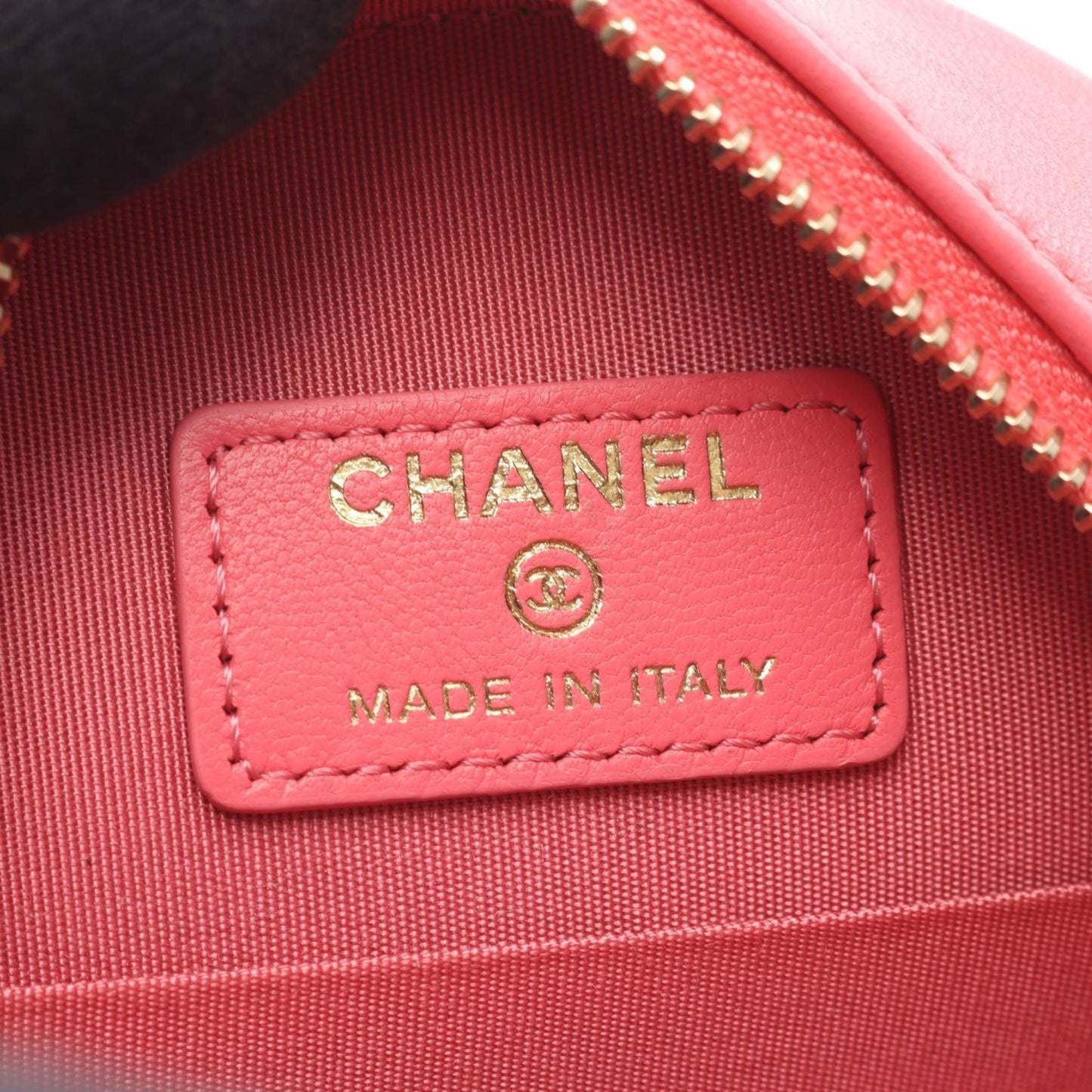 Chanel Matelasse Round Mini Shoulder Bag In Lambskin Leather