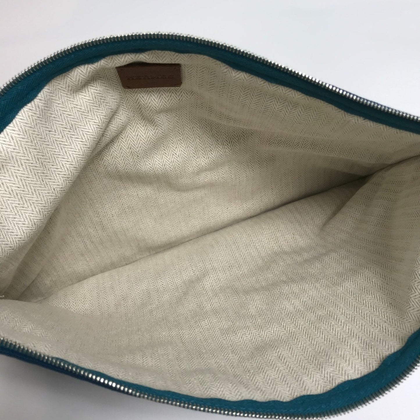 Hermes Hermes Bicycle Studs Velocipedi Flat Pouch Gm Canvas