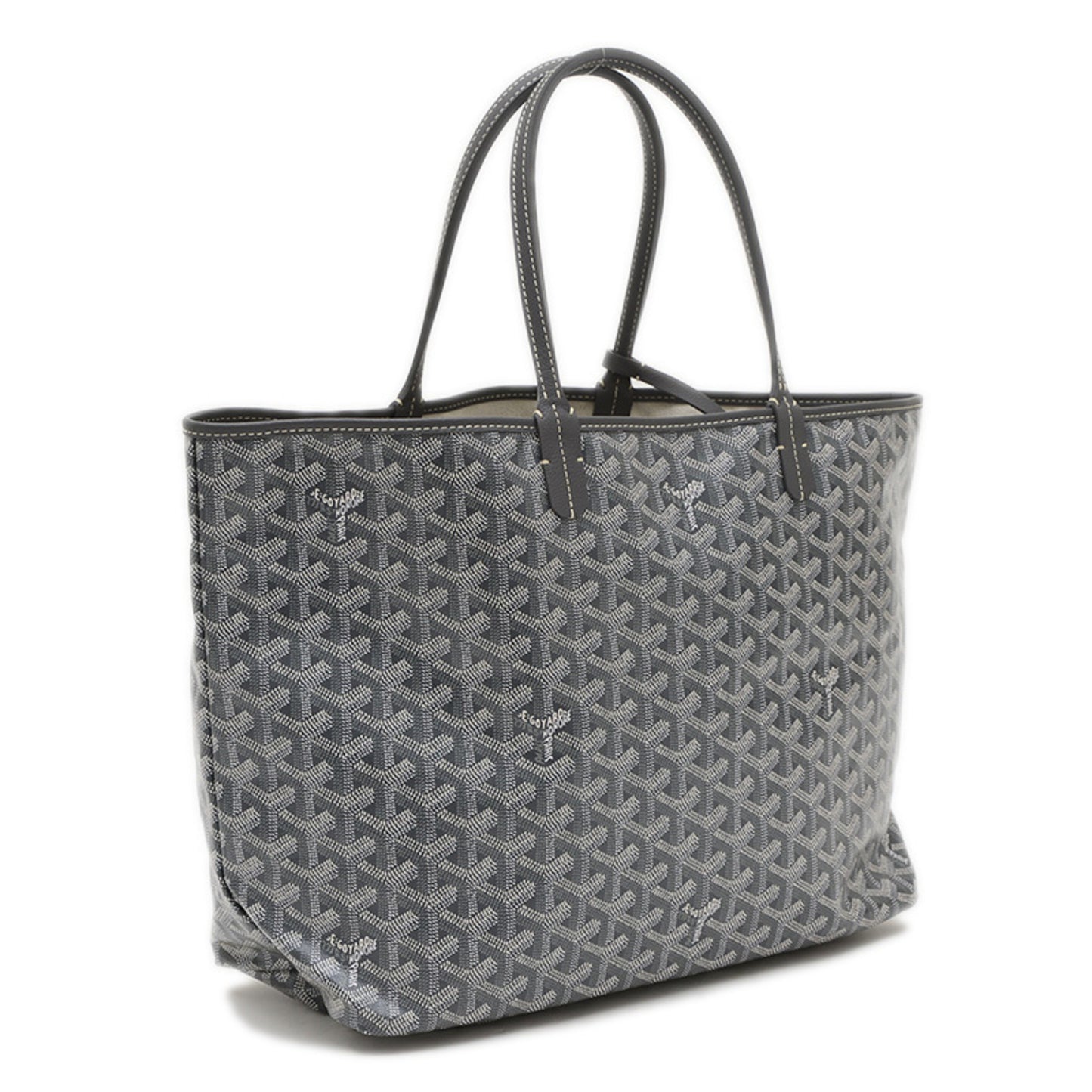 Goyard Saint Louis Pm Tote Bag Goyardine Canvas Grey Stlouipmlty51Cl51P Bp