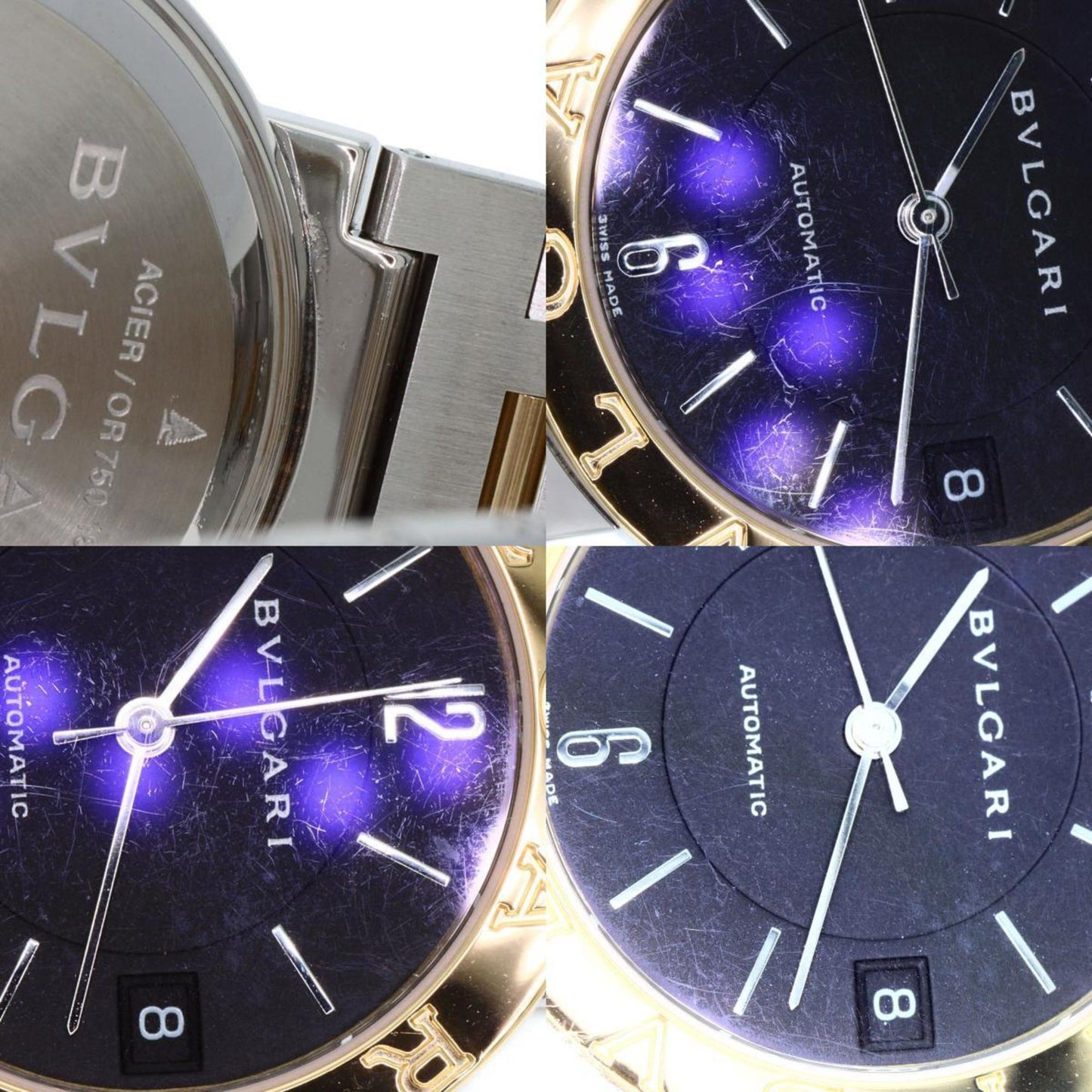 Bvlgari Bb33Sg Wristwatch Stainless Steel Ssxk18Yg K18Yg