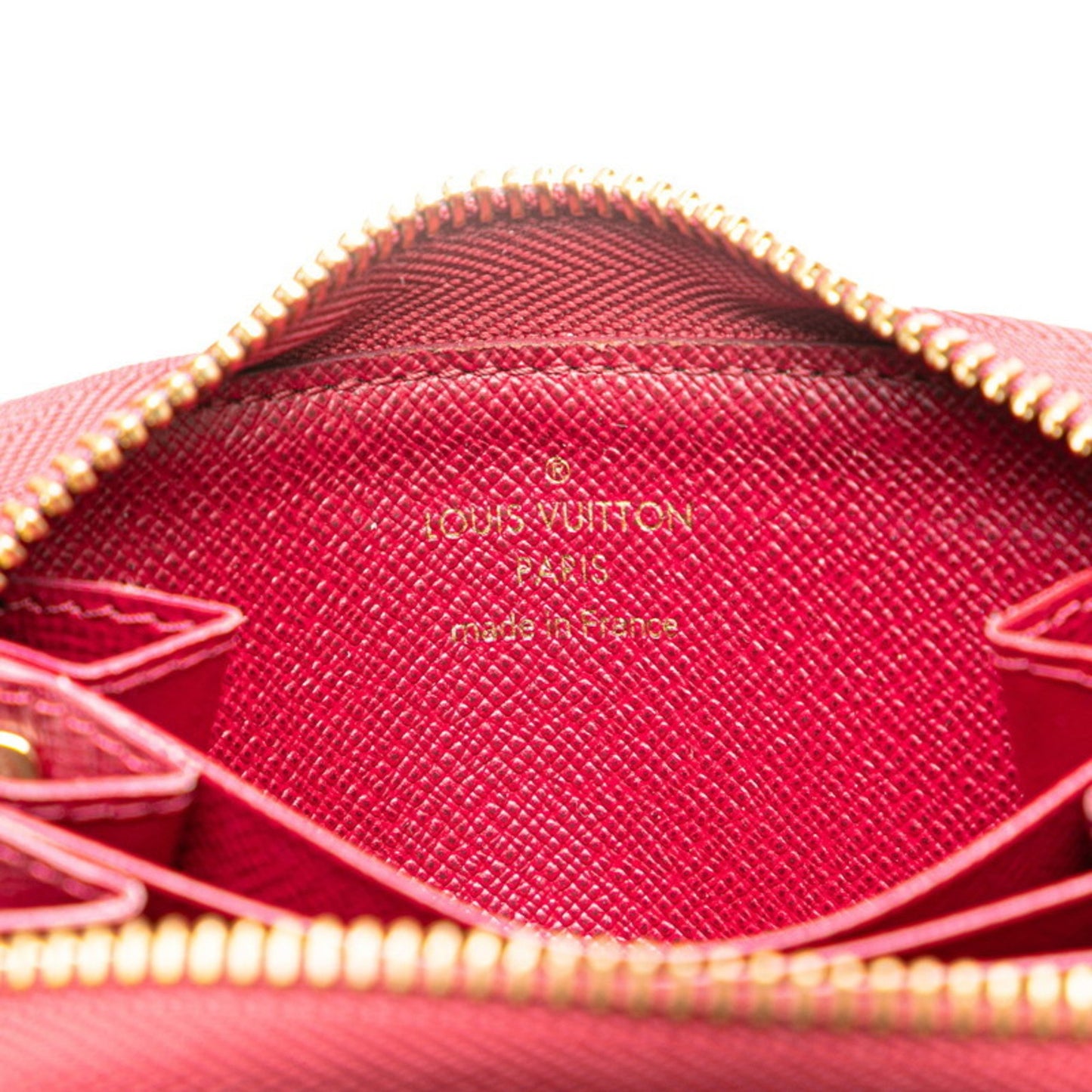 Louis Vuitton Monogram Muticart Card Case M61299 Fuchsia Red Pvc Leather