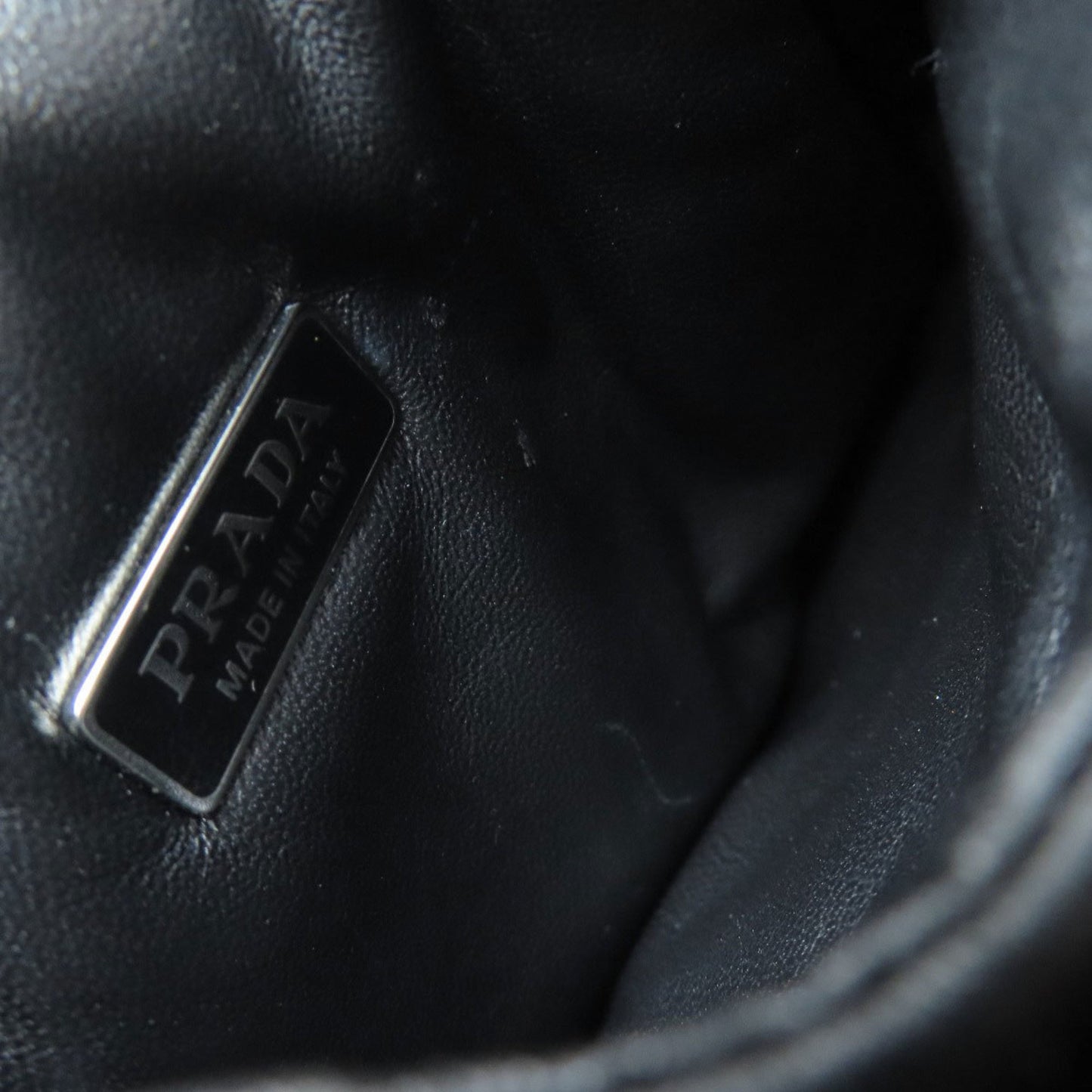 Prada 1Ba359 Logo Hardware 2-Way Nappa Leather Handbag