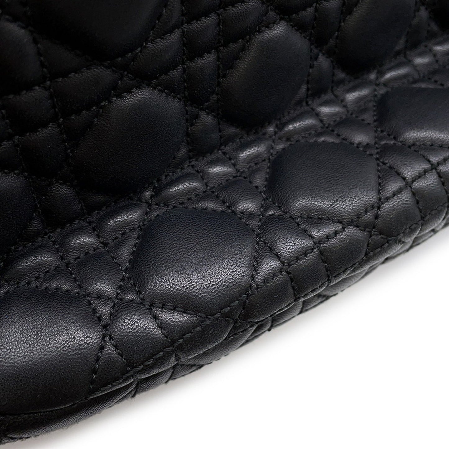 Christian Dior Cannage Leather Shoulder Bag