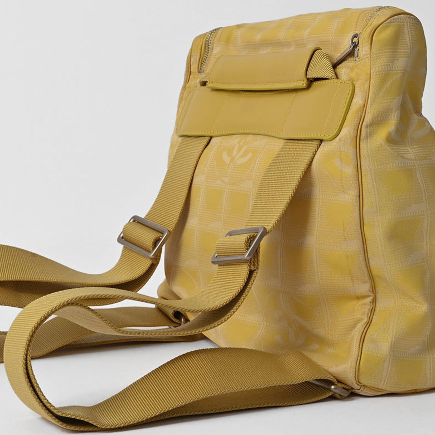 Chanel New Travel Line Shoulder Bag Yellow A15958