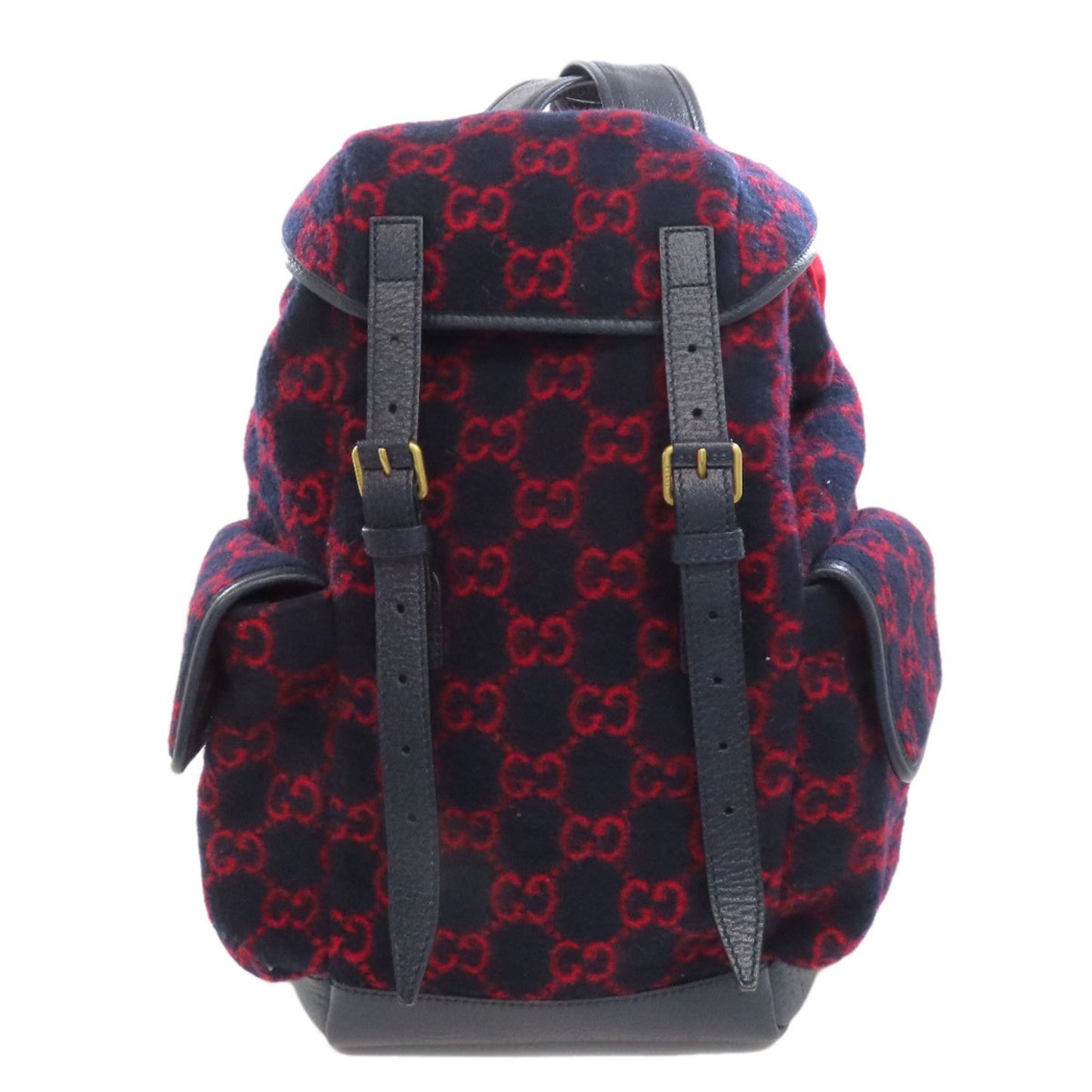 Gucci 598184 Gg Wool Backpack/Daypack