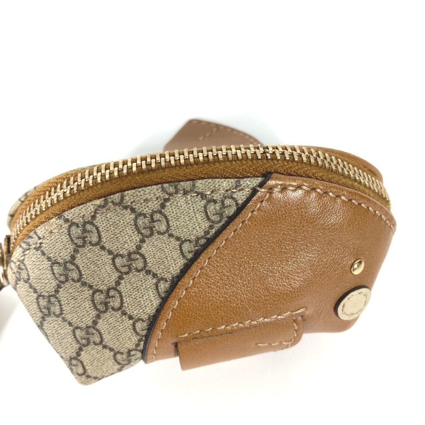 Gucci 256862 Gg Plus Whale Wallet/Coin Case In Pvc/Leather