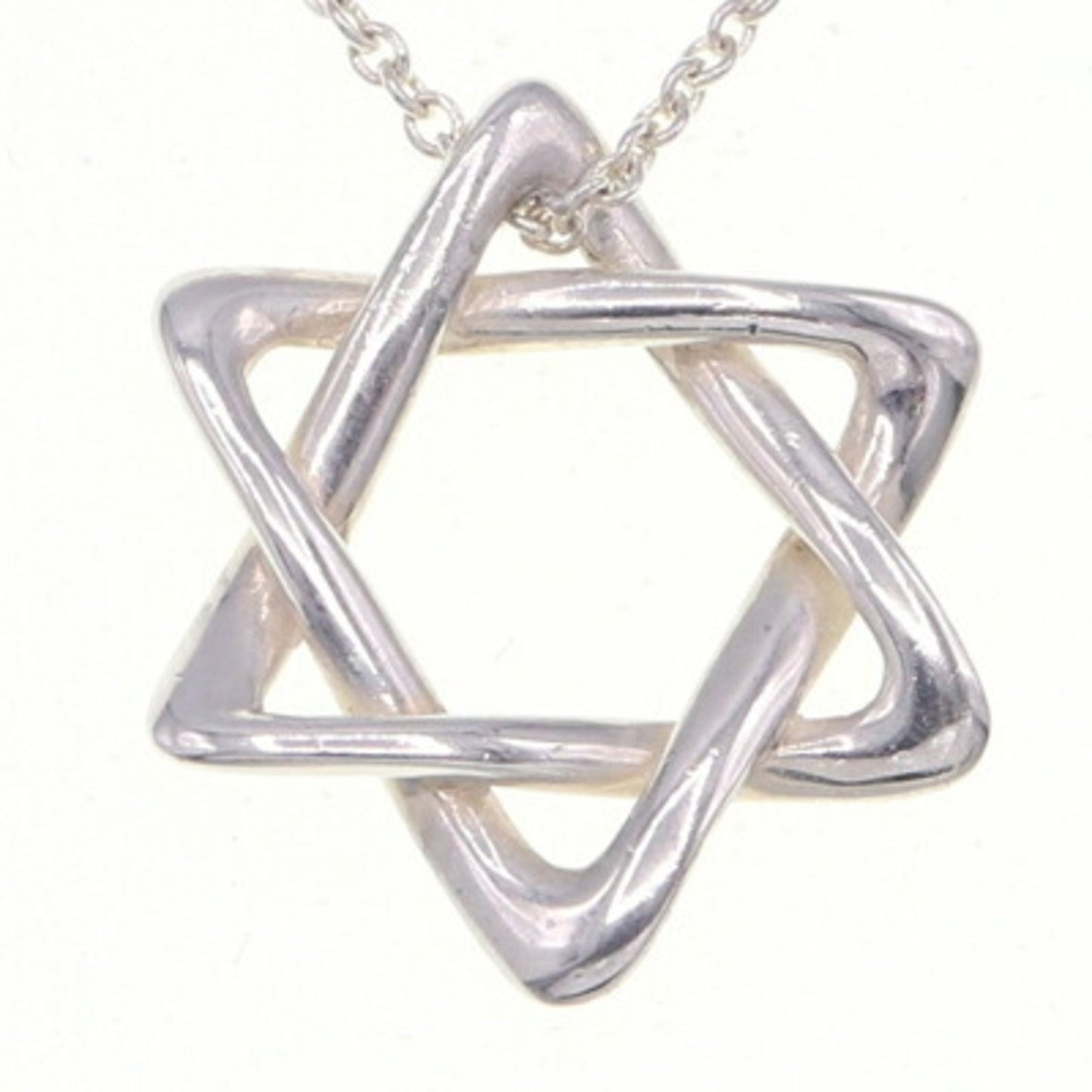 Tiffany Necklace Elsa Peretti Star Of David Sv Sterling Silver 925 Pendant