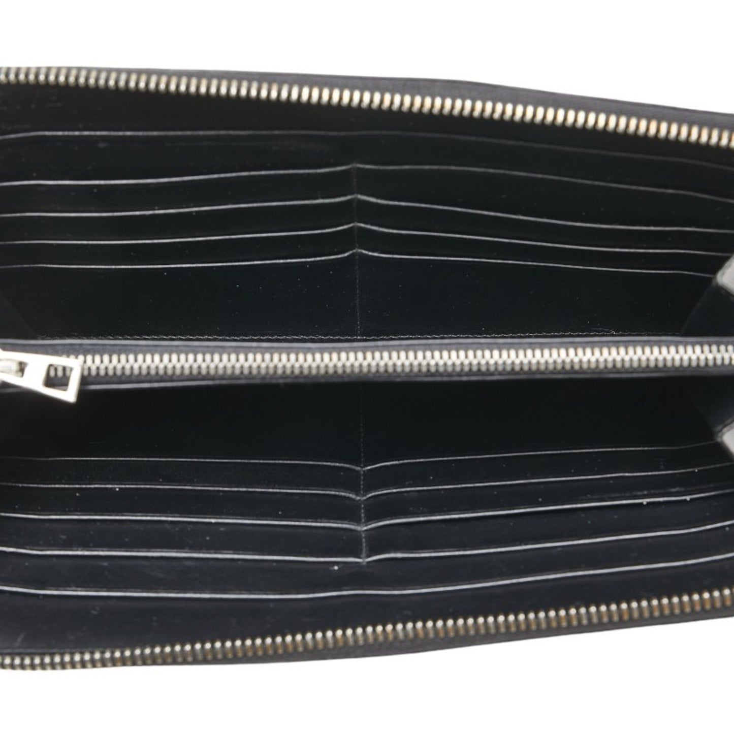 Loewe Anagram Long Wallet Black Leather