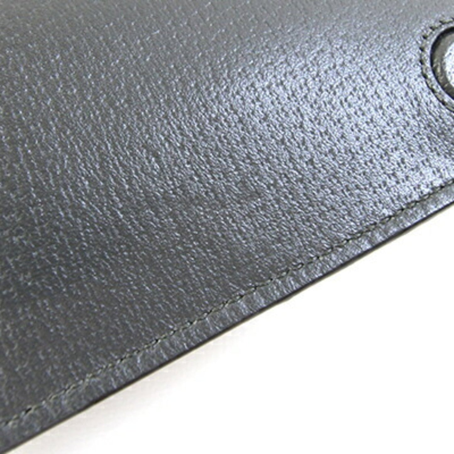 Gucci Clutch Bag Offdia Gg Pouch 760245 Gray Pvc Leather Second Supreme