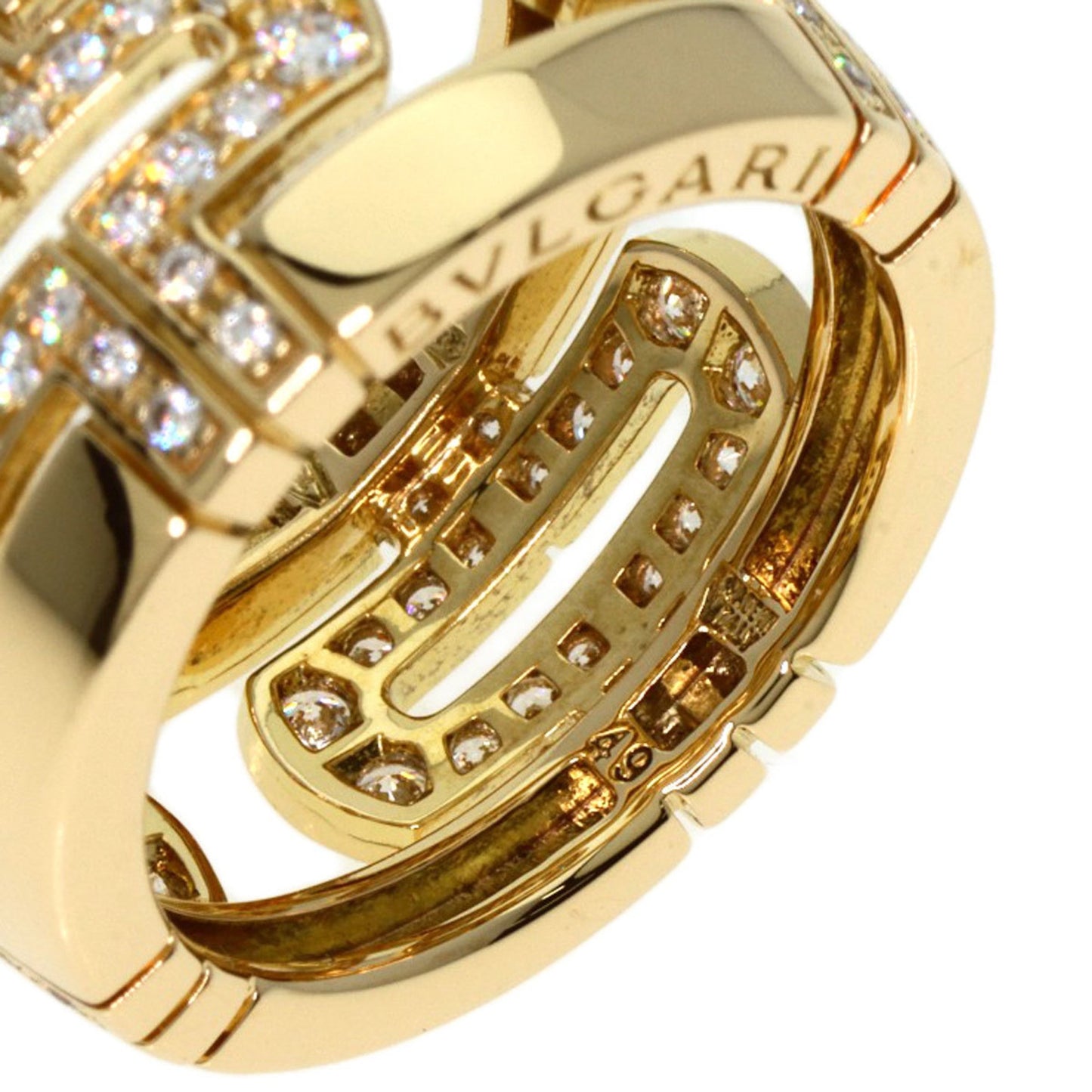 Bvlgari Parentesi Diamond Large #49 Ring