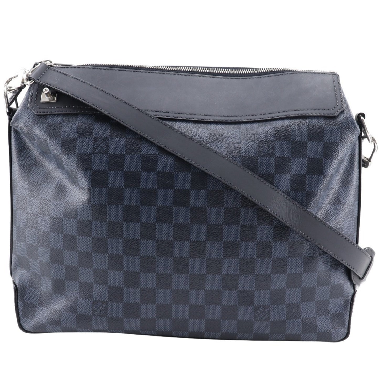Louis Vuitton Louis Vuitton Greenwich Shoulder Bag N41348 X Damier Cobalt 2014 Black/Navy