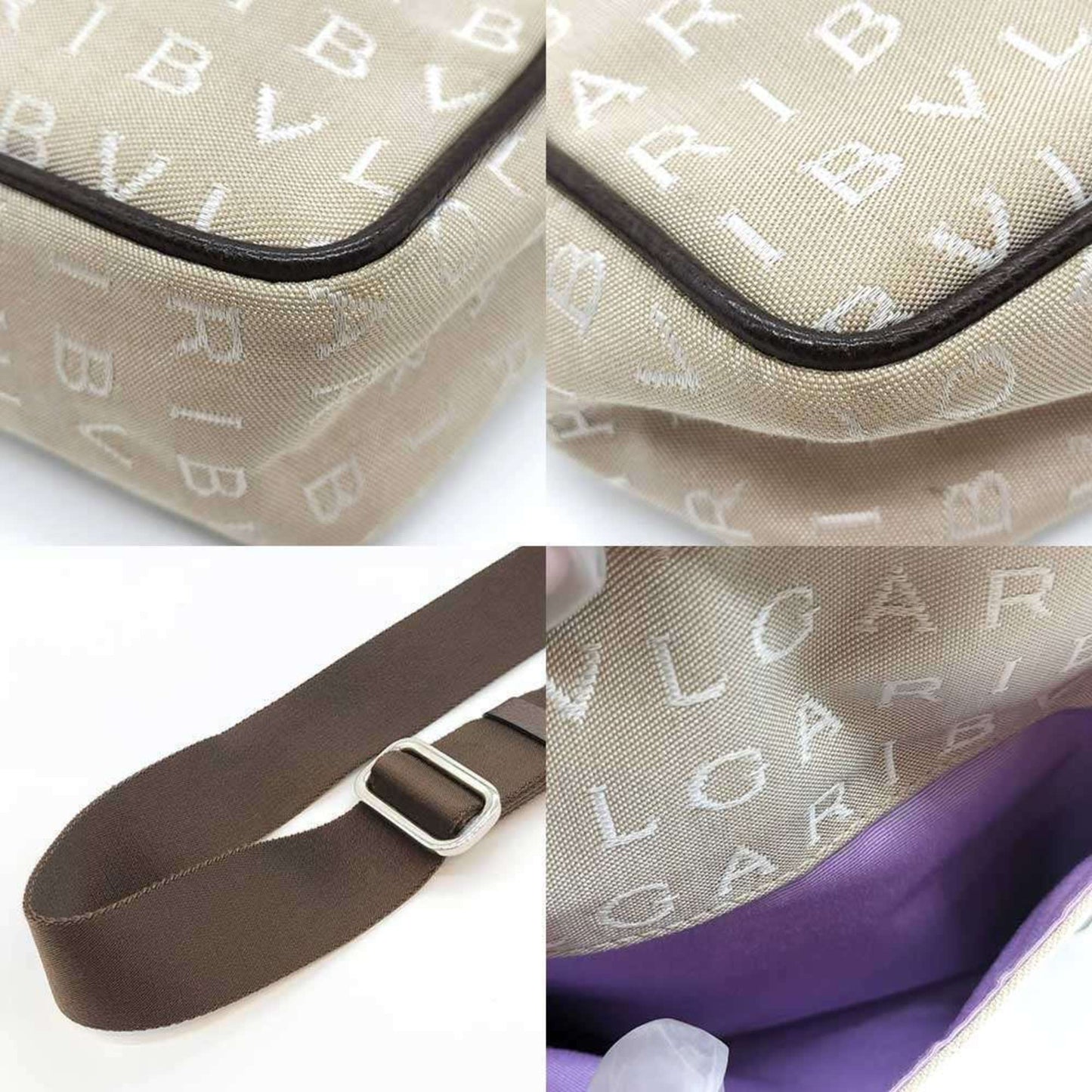 Bvlgari Shoulder Bag Mania Pink Beige Pochette