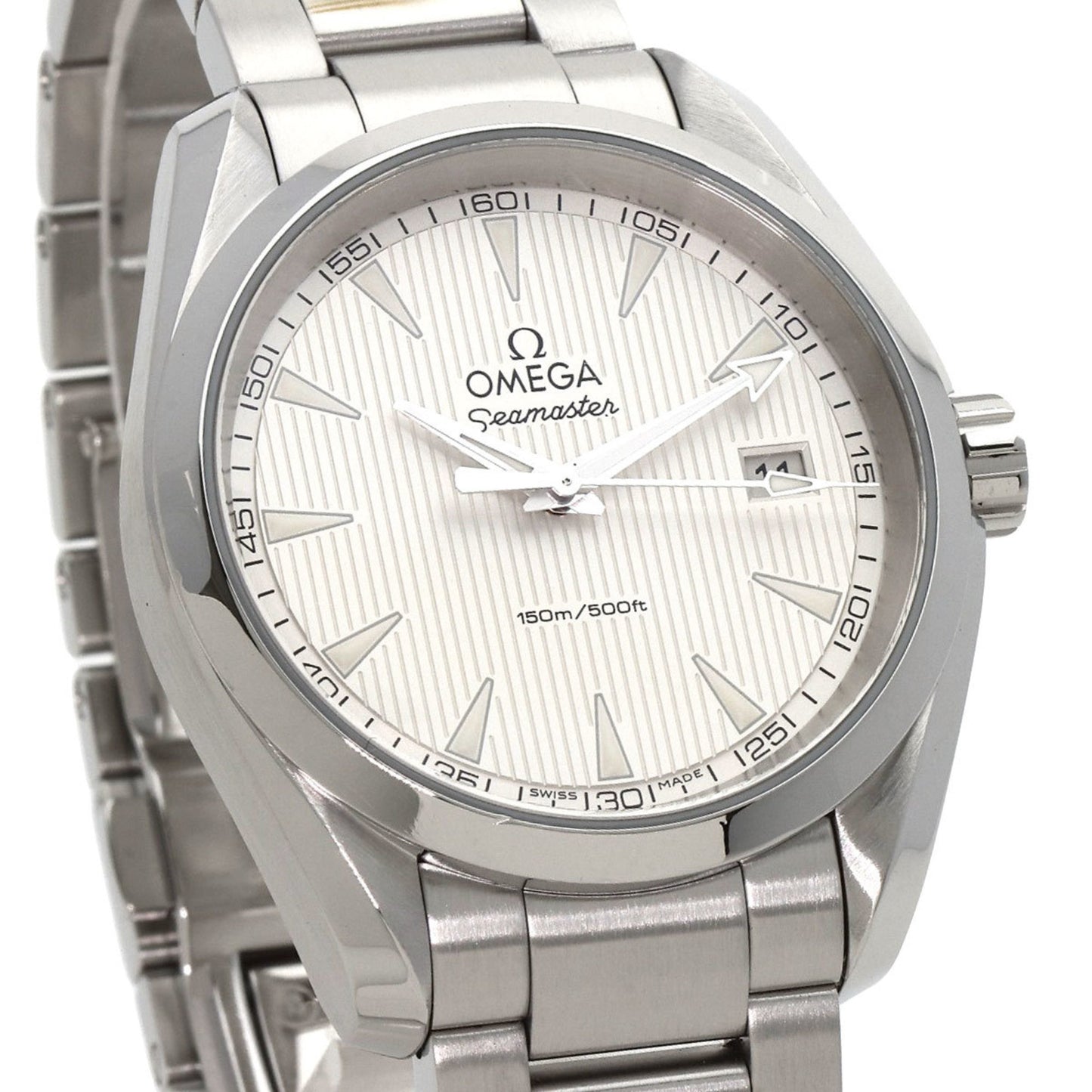 Omega 231.10.39.60.02.001 Seamaster Aqua Terra Watch Stainless Steel Ss