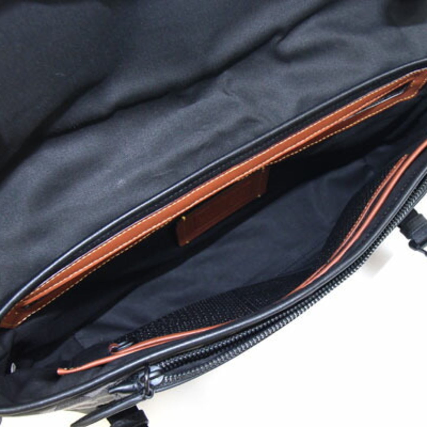 Coach Signature League Bike Bag Cc072 Gray/Black Leather/Canvas Crossbody