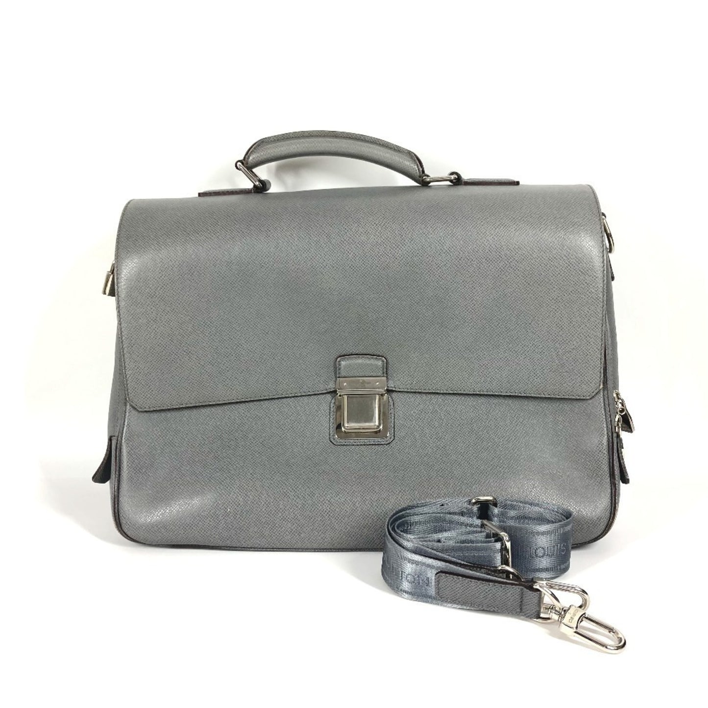 Louis Vuitton M32638 Taiga Vasili Gm 2Way Bag Shoulder Handbag Crossbody Business Leather