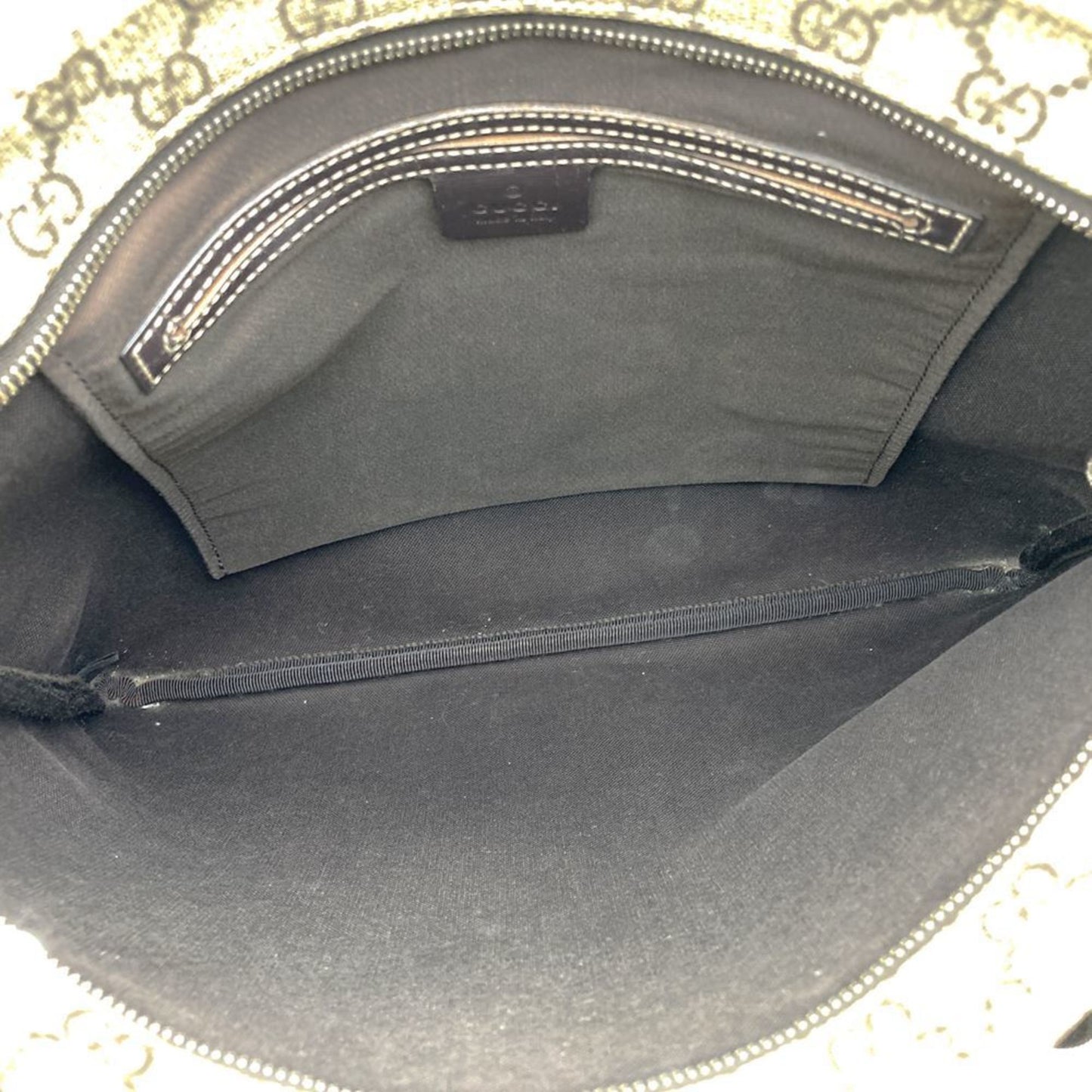 Gucci 201446 Shoulder Bag Brown Gg Supreme Canvas