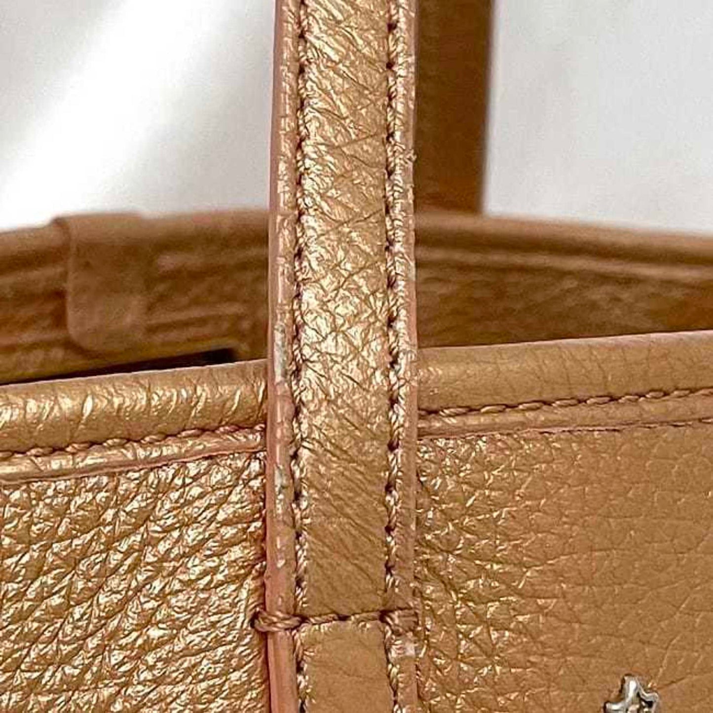 Jimmy Choo Tote Bag Sasha S Ec-22979 Pink Gold Leather Jimmy Choo Star Studs Mini Rhinestone