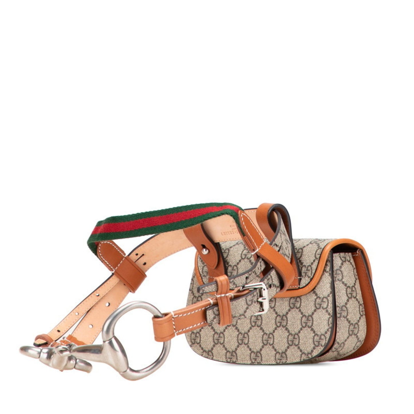 Gucci Gg Supreme Bamboo 1947 Mini Belt Bag/Waist Bag 681137 Beige Brown Pvc Leather