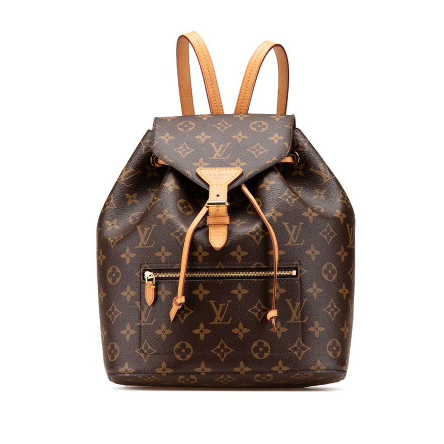 Louis Vuitton Monogram Montsouris Backpack M43431 Brown Pvc Leather