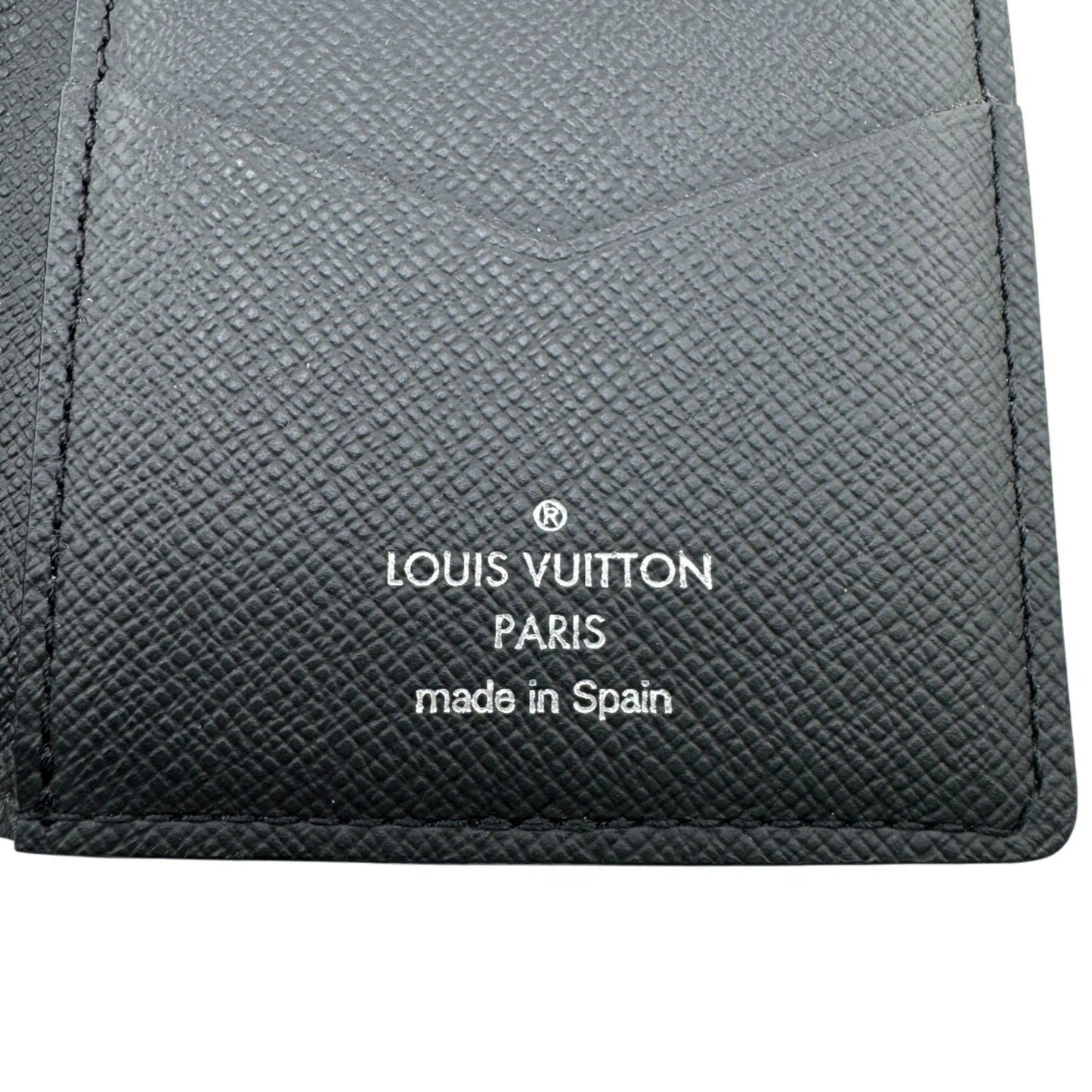 Louis Vuitton M61696 Organizer De Poche Monogram Card Case Wallet Black