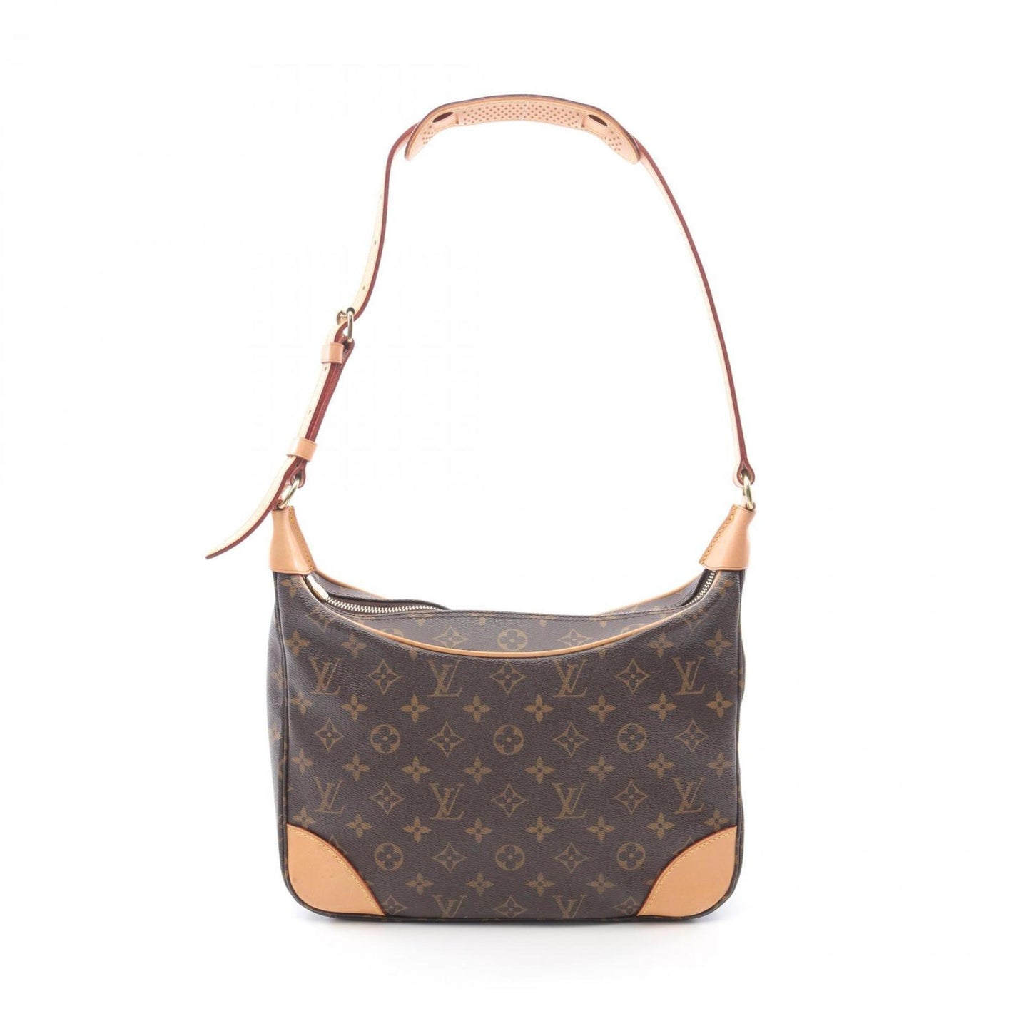 Louis Vuitton Boulogne Pm Monogram Shoulder Bag Coated Canvas Leather
