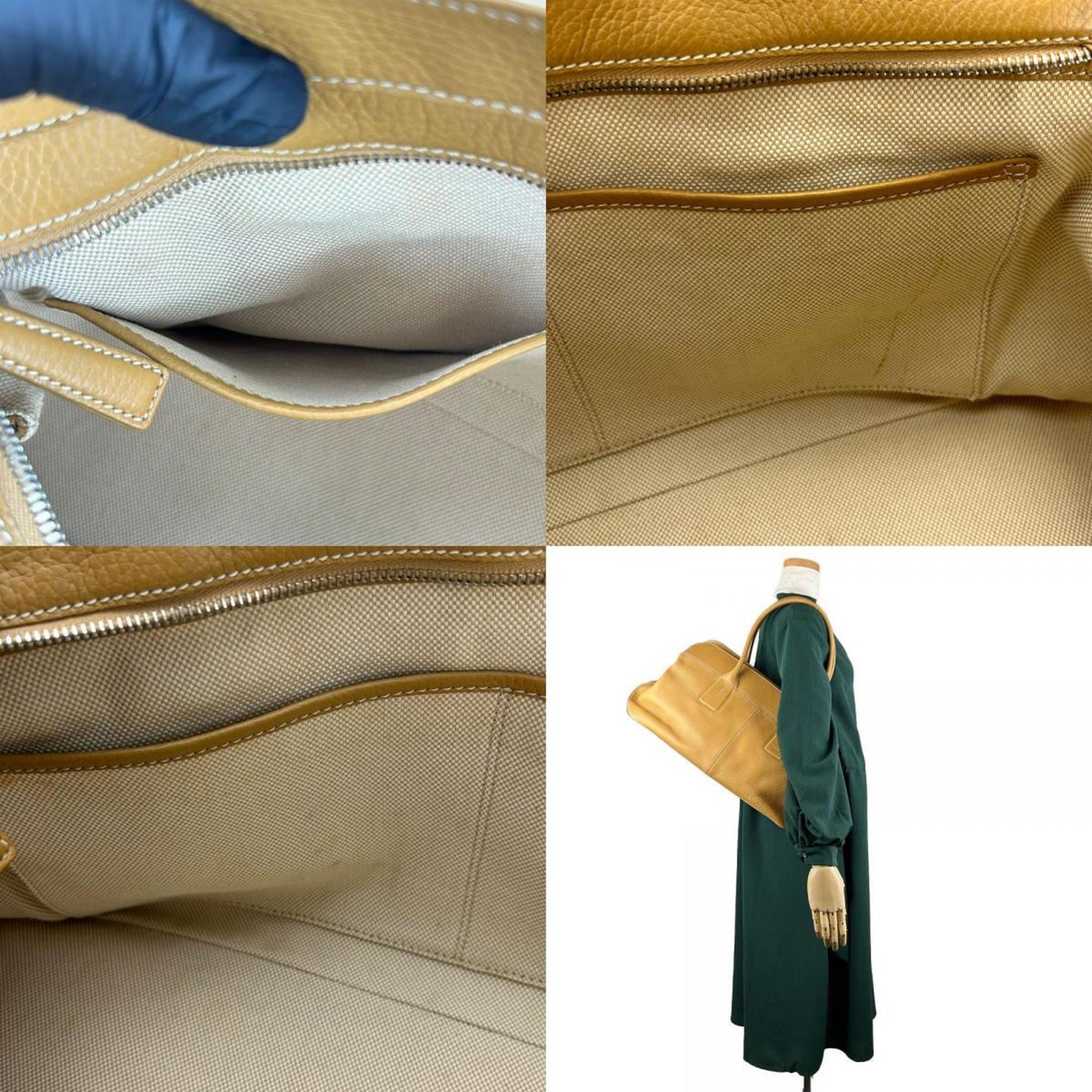 Tod'S Tods Tote Bag Leather Beige