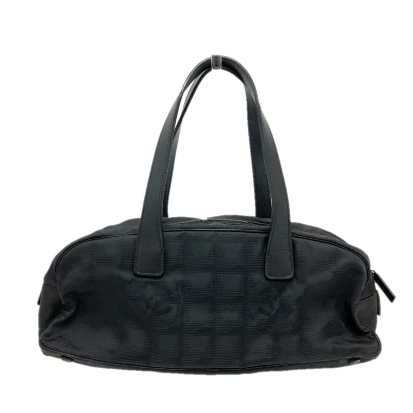 Chanel A15828 New Travel Line Handbag Boston Bag Leather/Nylon