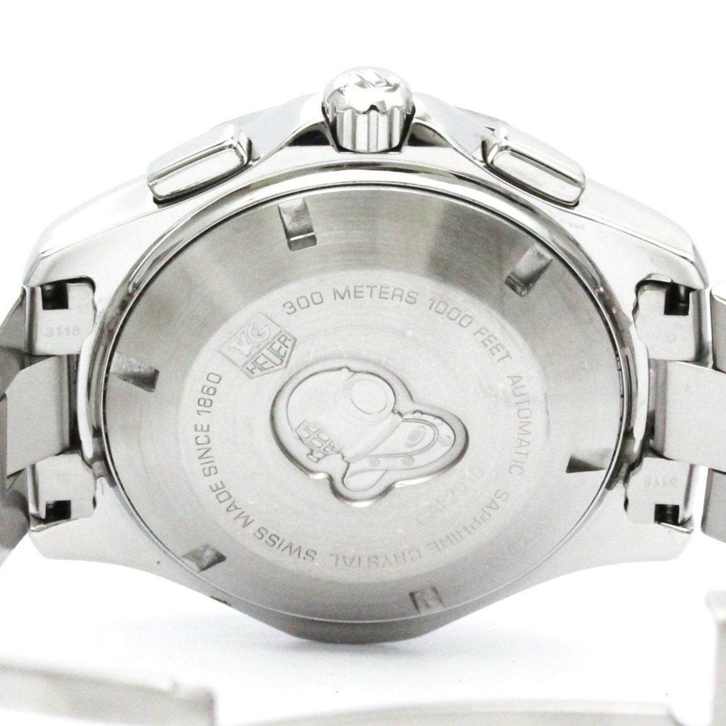 Polished Tag Heuer Aquaracer Chronograph Steel Automatic Watch Caf2010 Bf574137