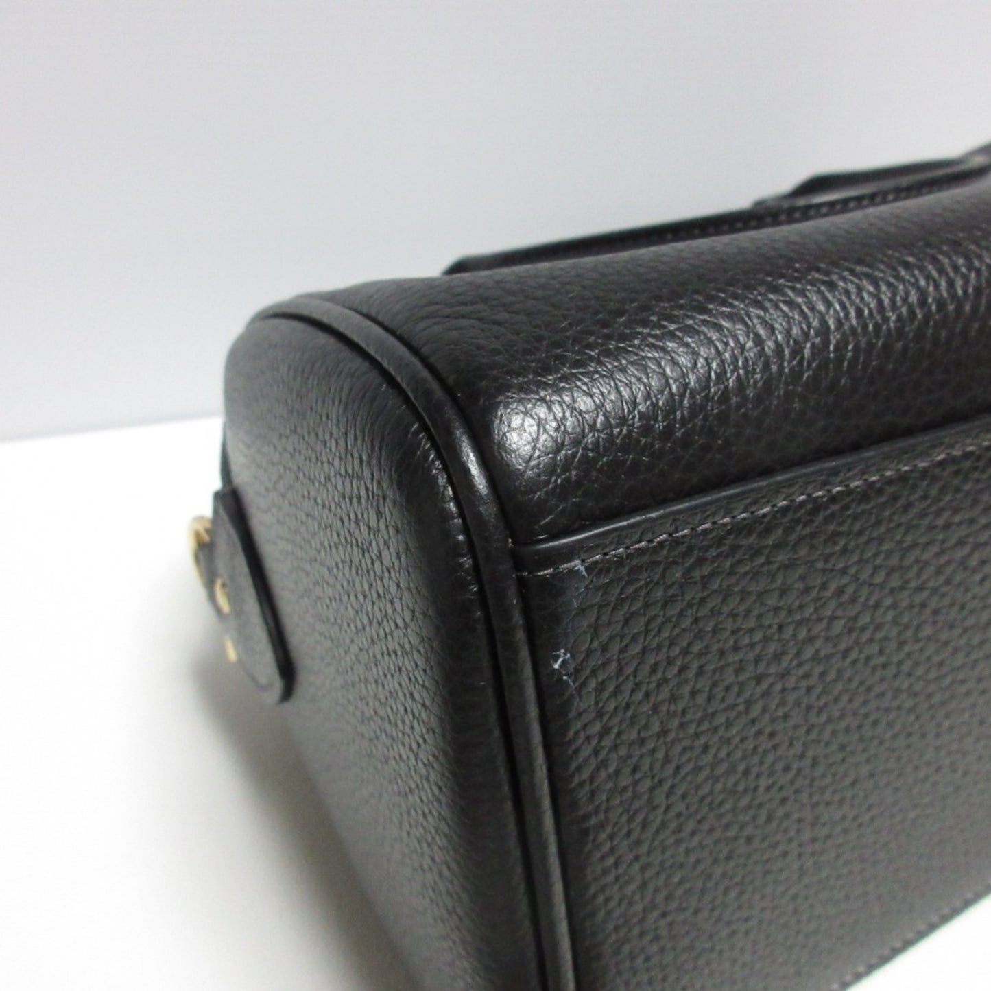 Coach Lowan Satchel Leather 2Way Handbag Shoulder Bag Cv962 Black