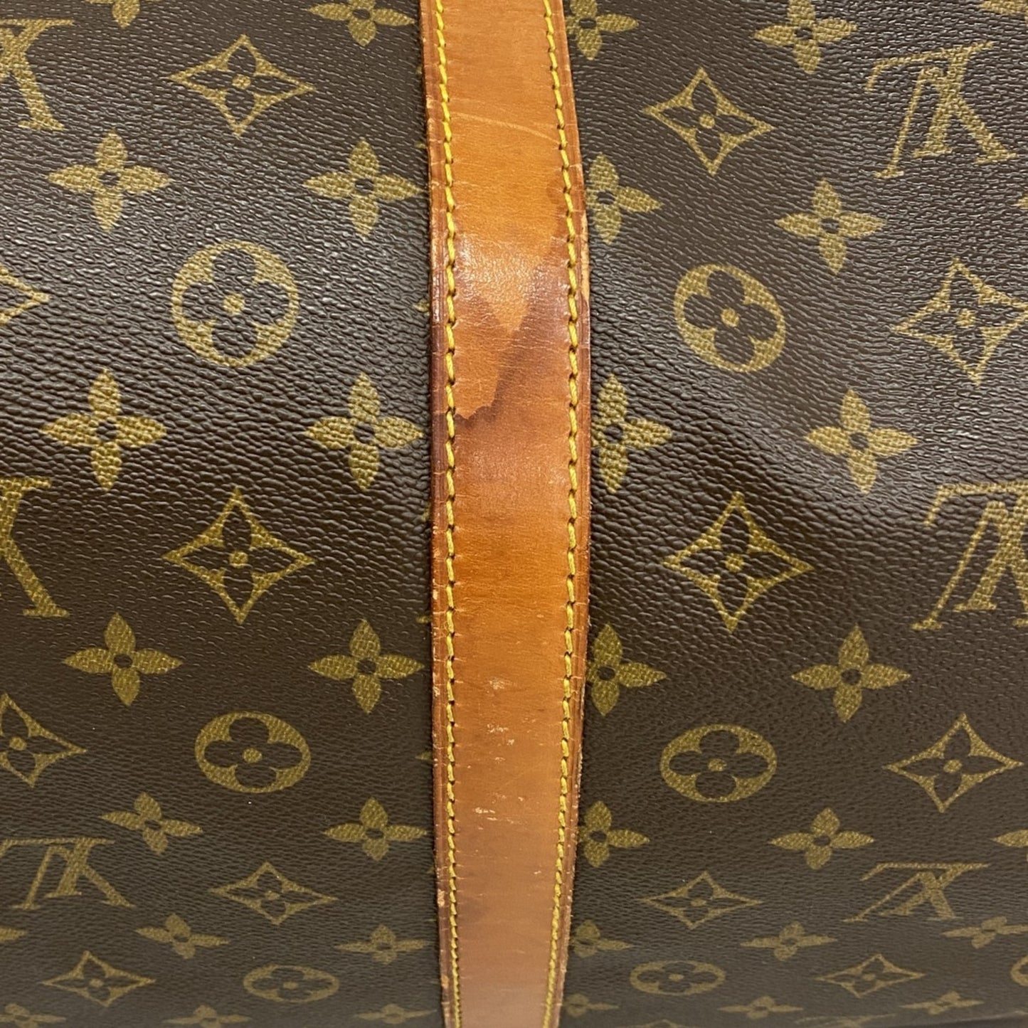 Louis Vuitton Monogram Keepall 60 Boston Bag M41422 Brown