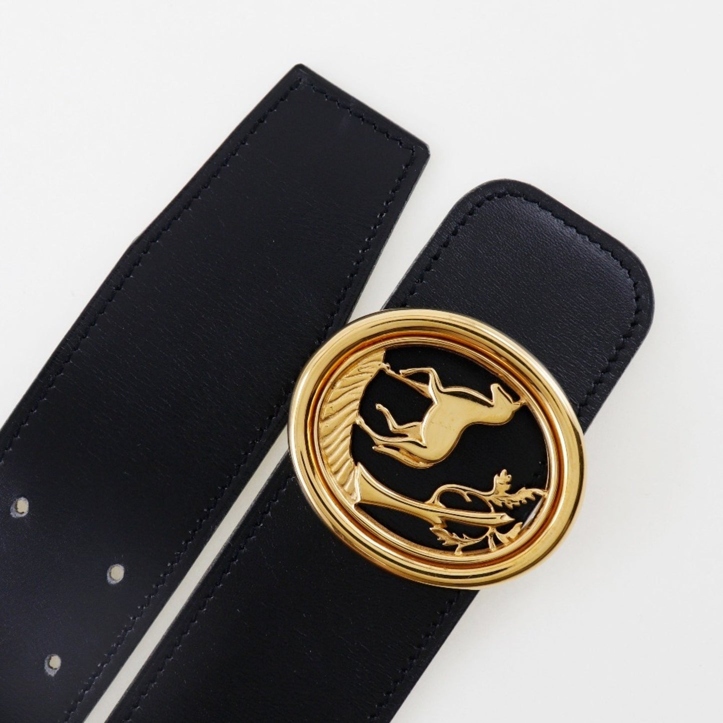 Hermes Hermes Belt Box Calf X Cushvel 1993 ?W