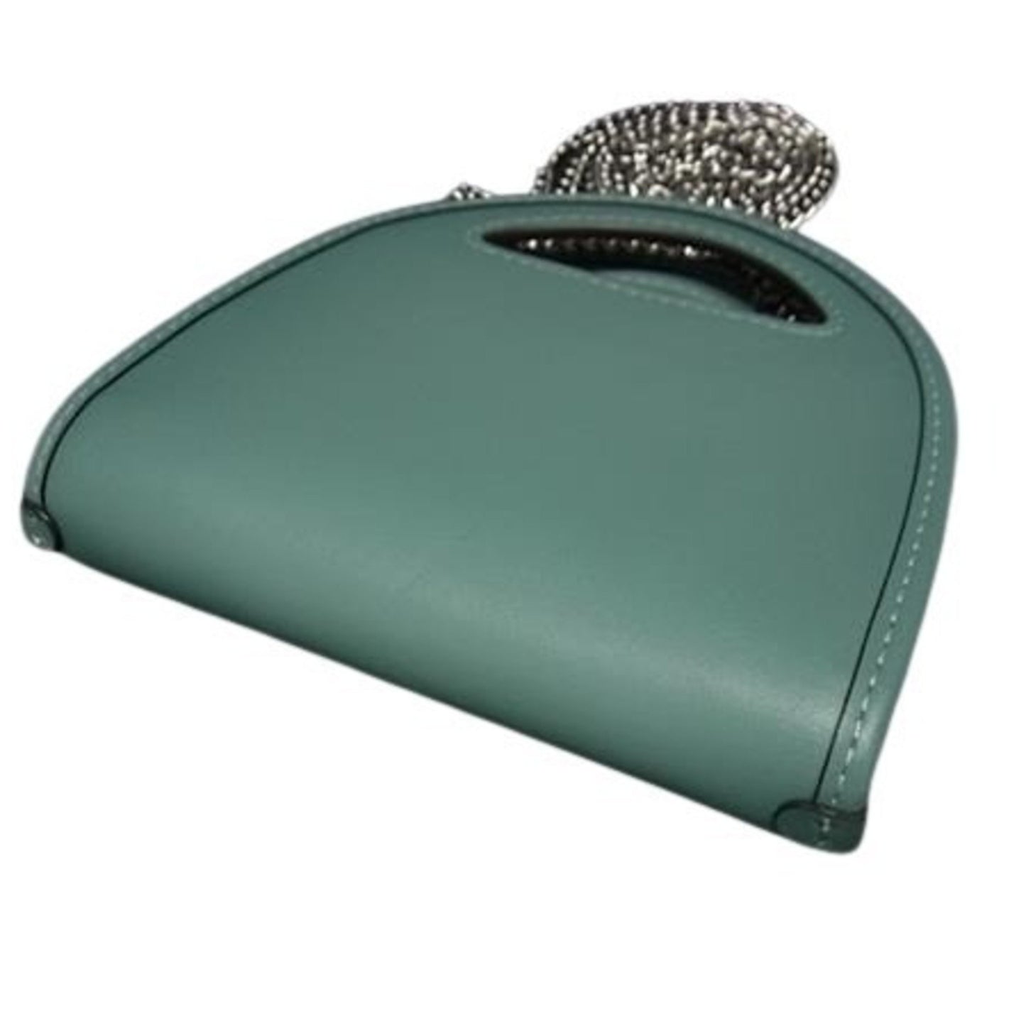 Coach Chain Wallet Ct879 Green Leather