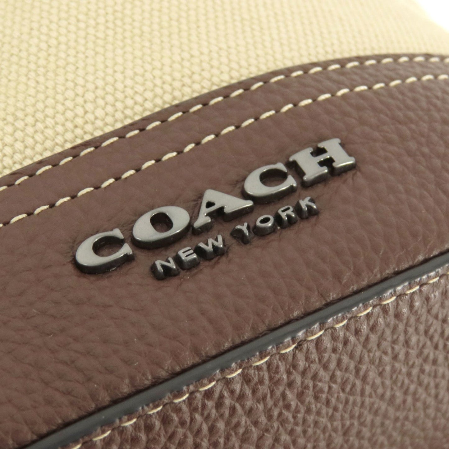 Coach Ch074 Padson Small Body Bag Canvas Leather
