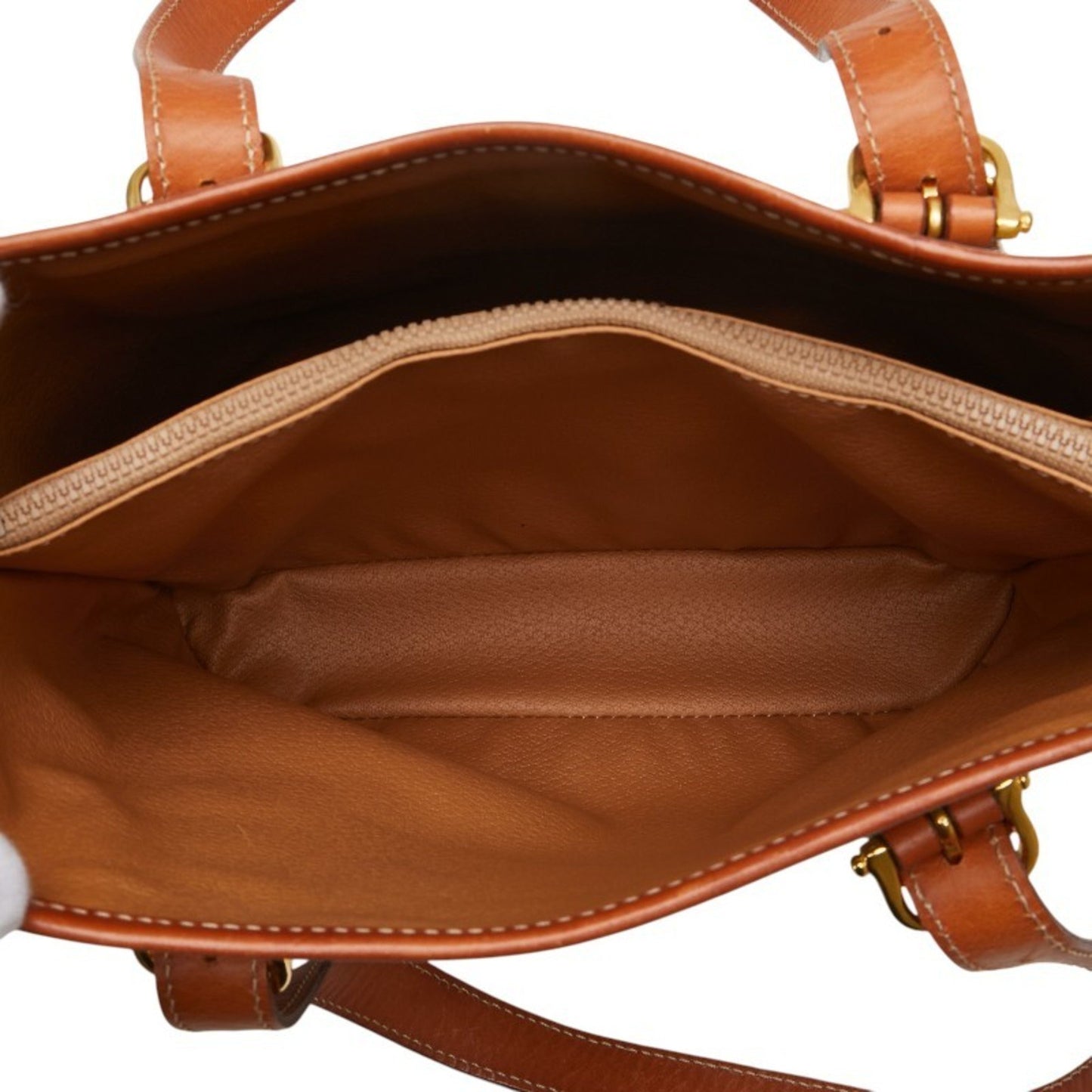 Celine Macadam Tote Bag In Beige
