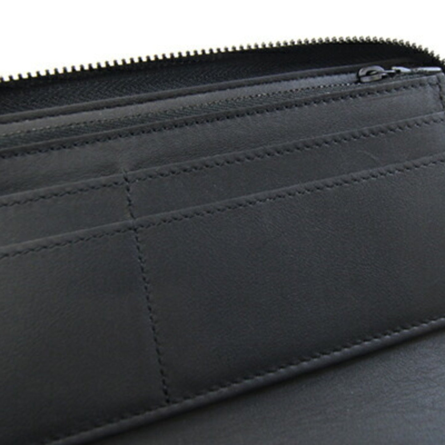 Louis Vuitton Round Long Wallet Monogram Shadow Zippy Vertical M62902 Noir Zip Black