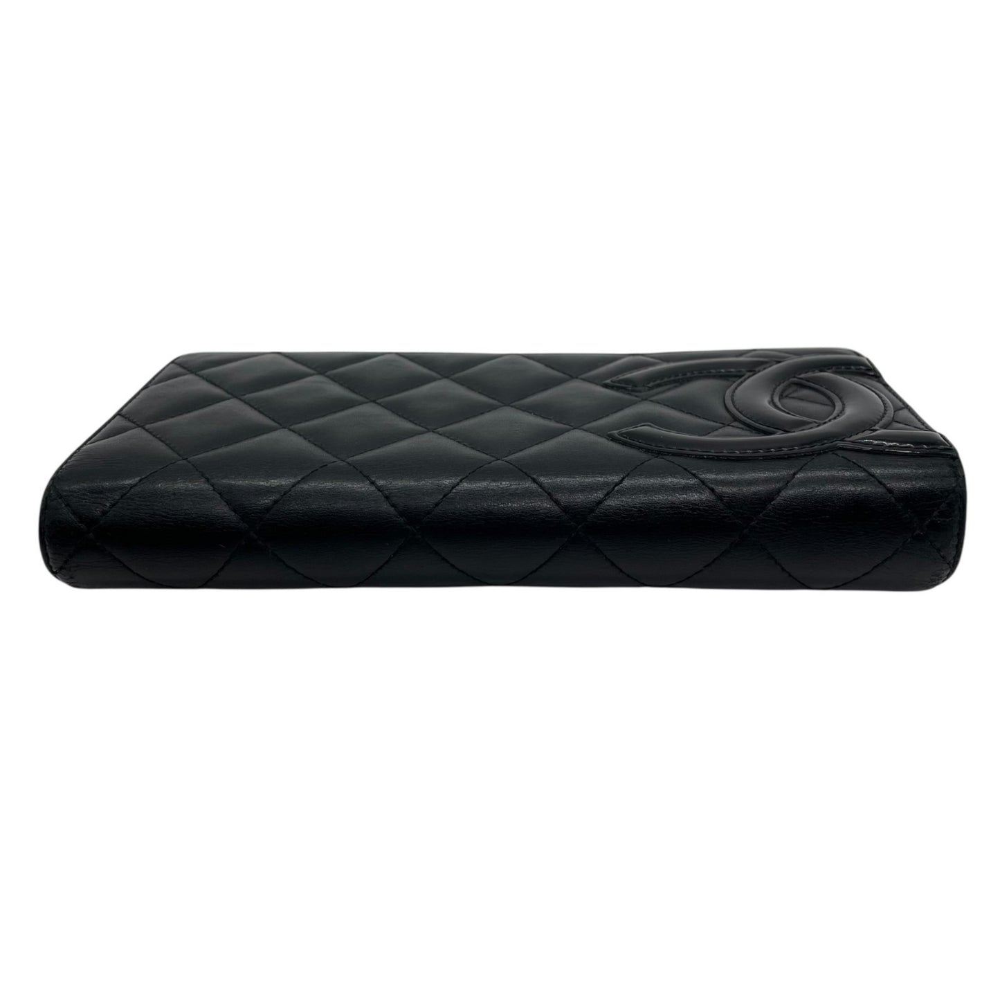 Chanel Cambon Line Bifold Long Wallet With Coco Mark