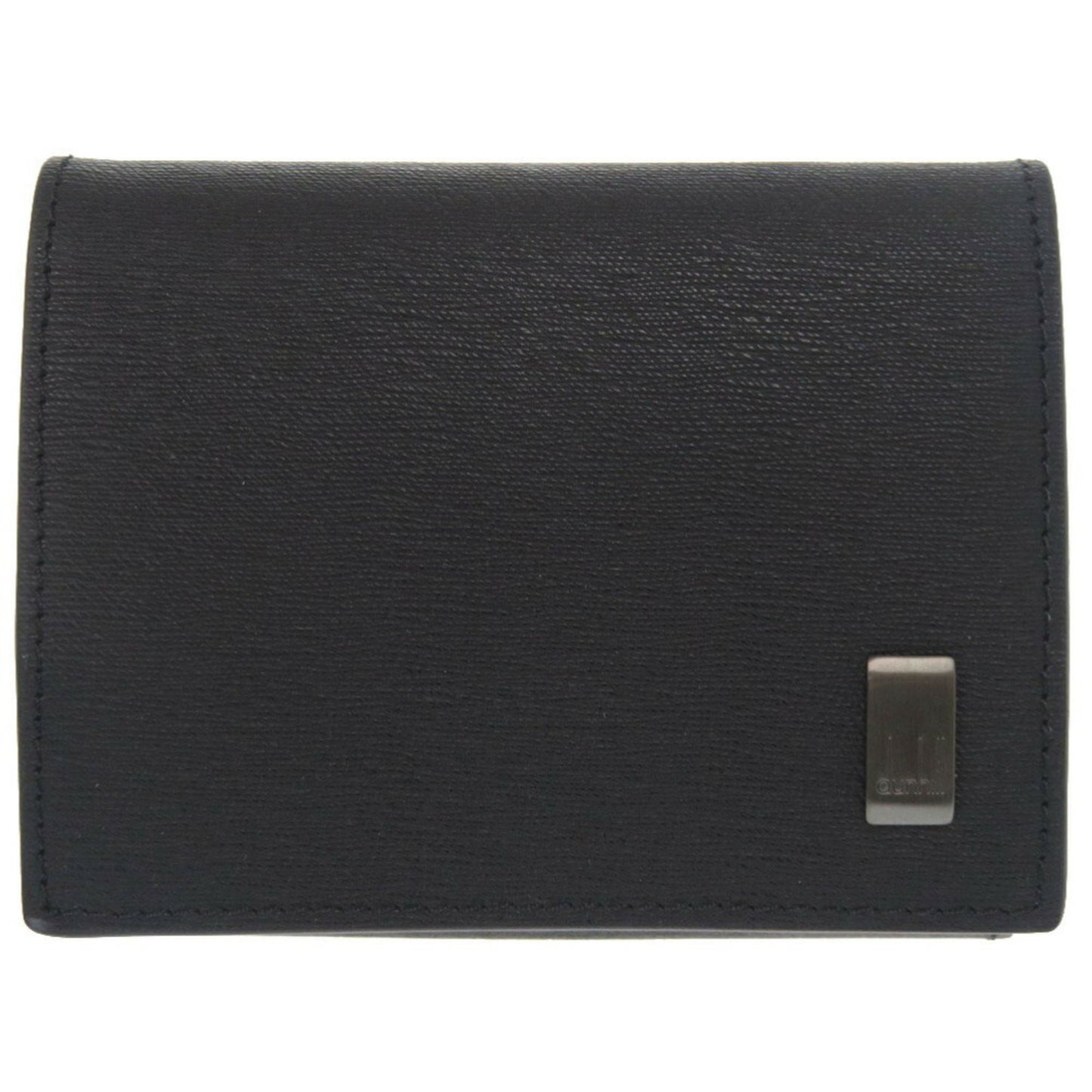 Dunhill Leather Black Coin Case Purse Wallet 1360