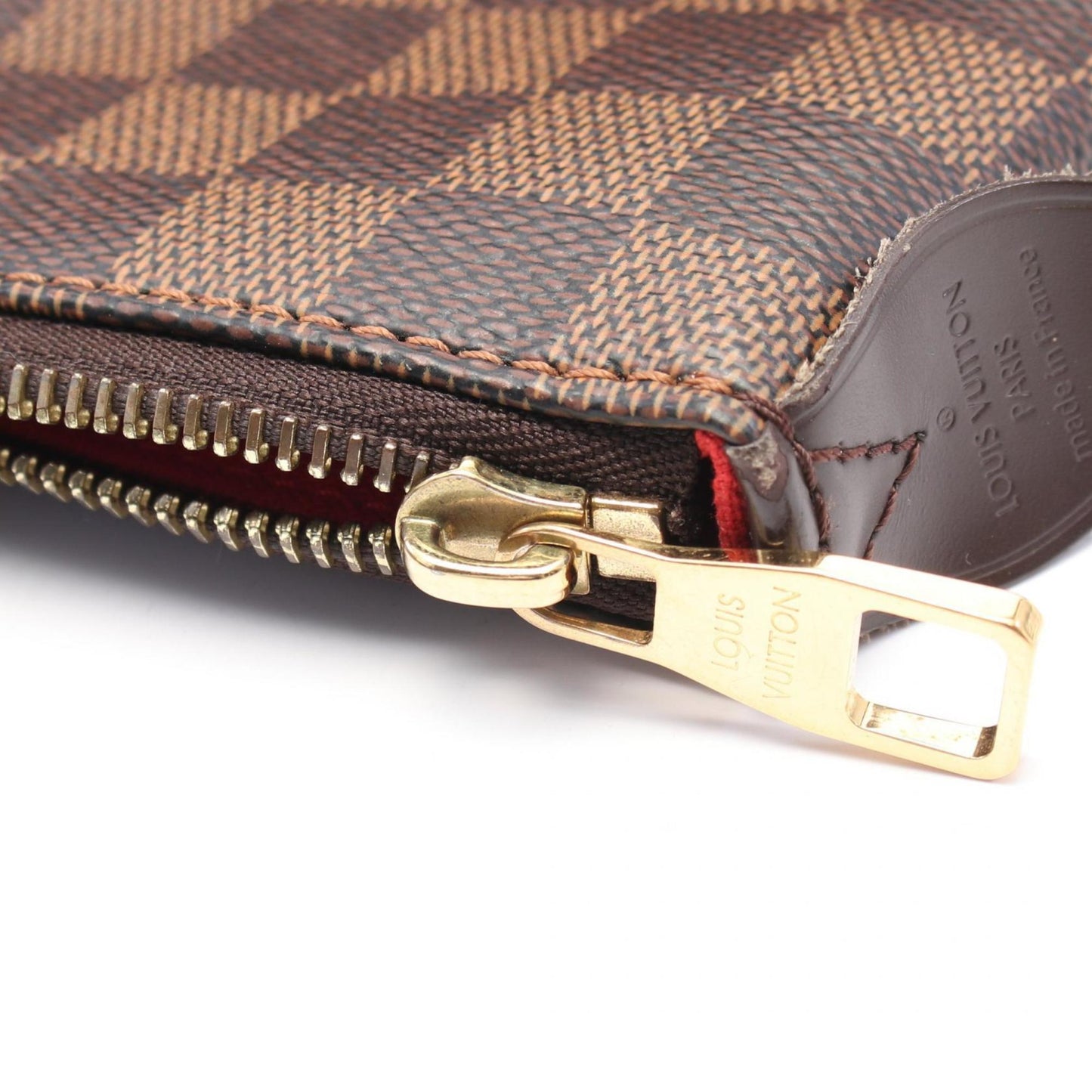 Louis Vuitton Totally Mm Damier Ebene Tote Bag Coated Canvas Leather