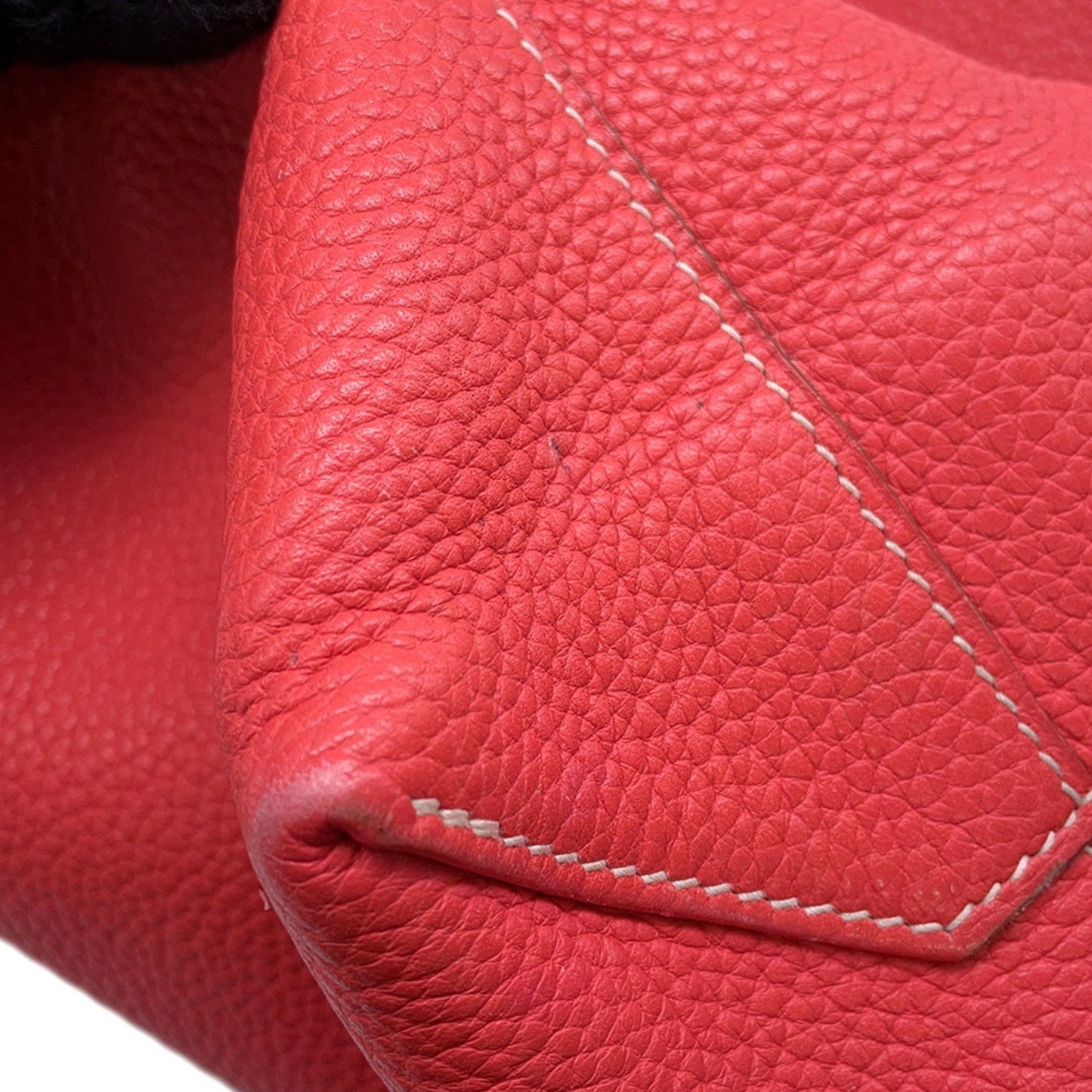 Hermes Tote Bag Double Sens 45 Rose Jaipur Sanguine Taurillon Clemence ?R Stamp