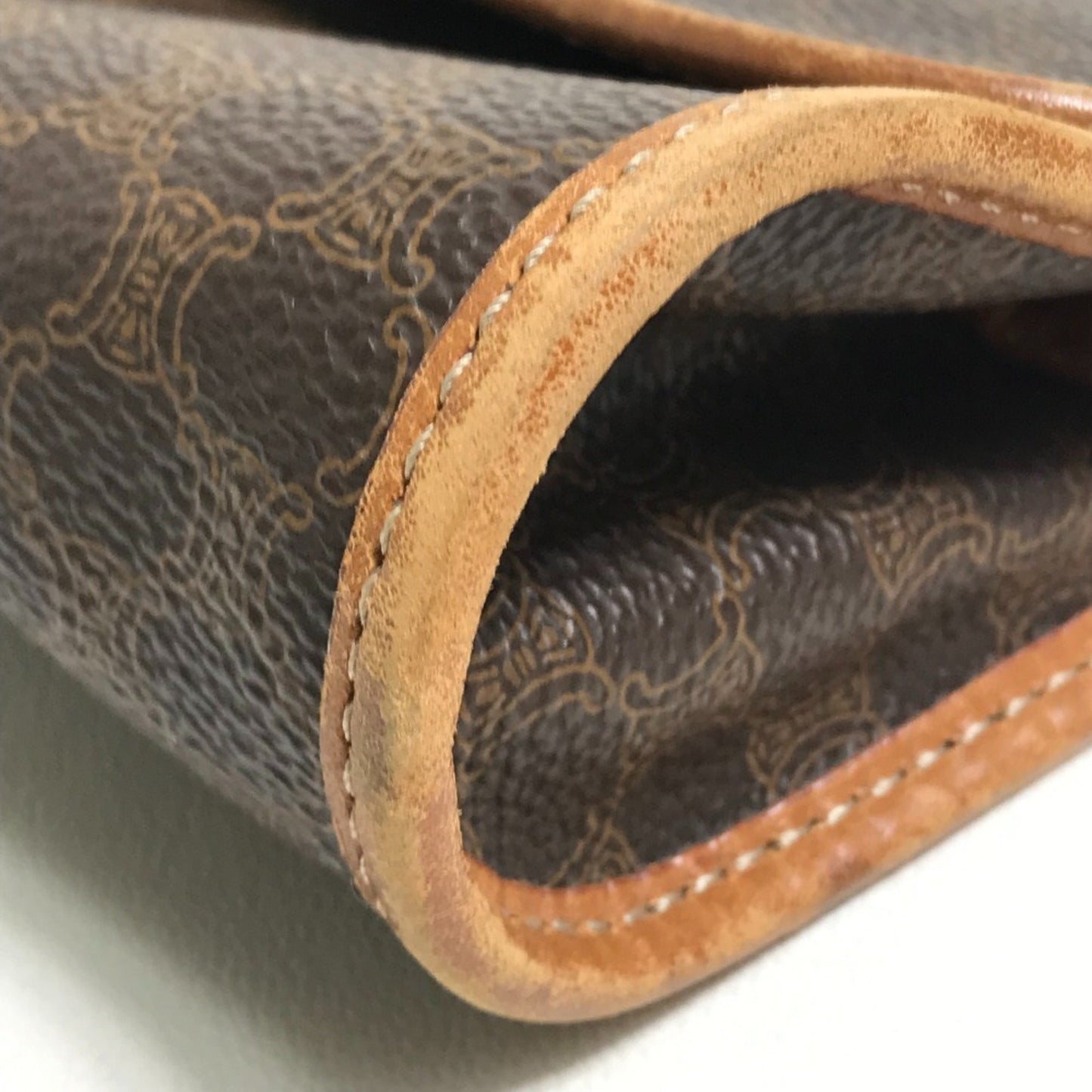 Celine Bag 2Way Cluch Bag Waist Pouch Brown