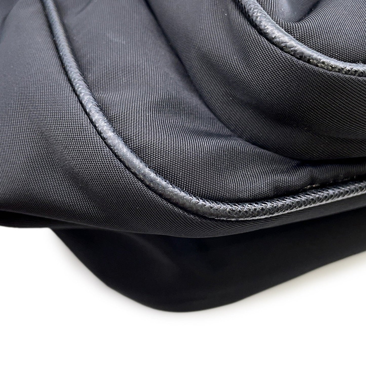 Prada Saffiano Nylon Handbag 1Bg308 Prada 2-Way Shoulder Bag Black