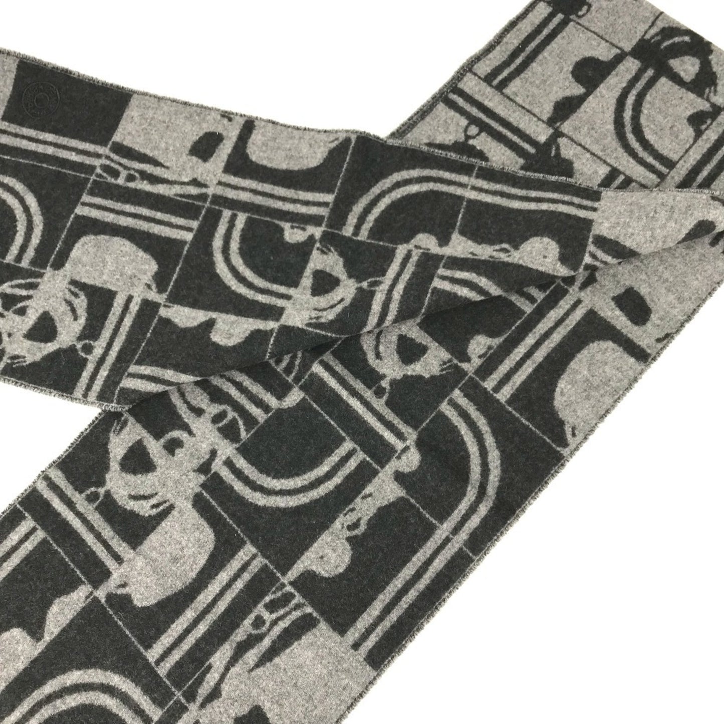 Hermes Brides De Gala Fringe Scarf