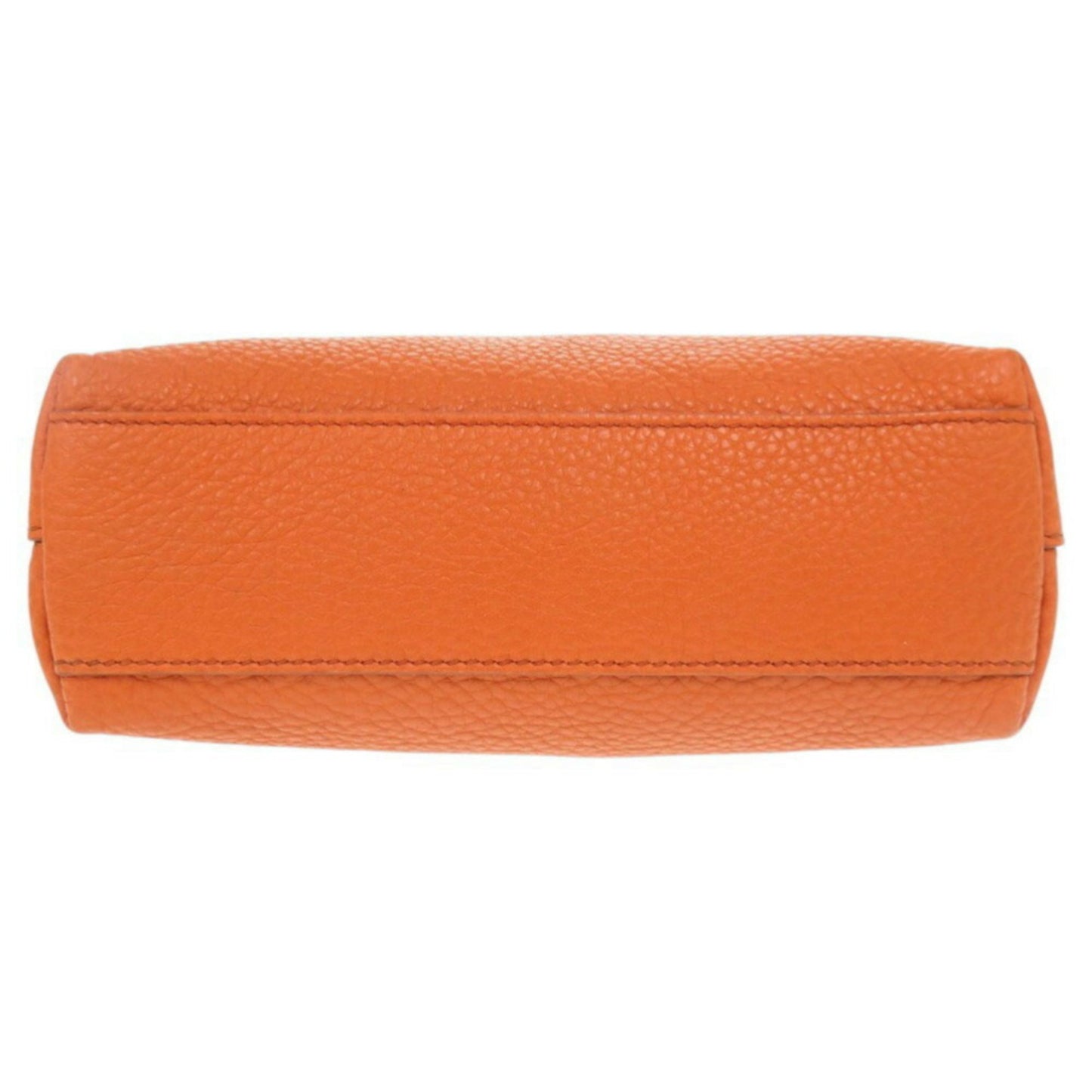 Prada Leather Orange Pouch 0778Prada