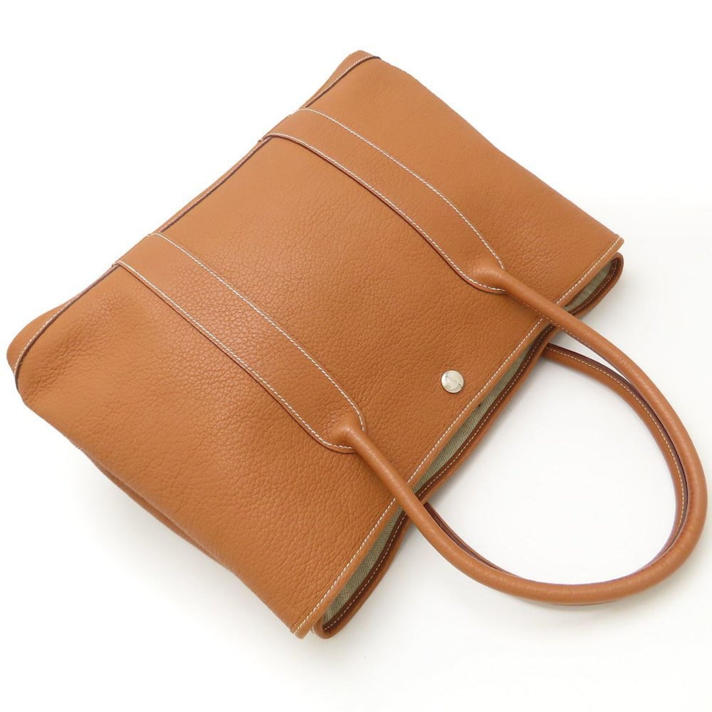 Hermes Garden 36 Pm Handbag K Stamp 2007 Negonda Gold 352485