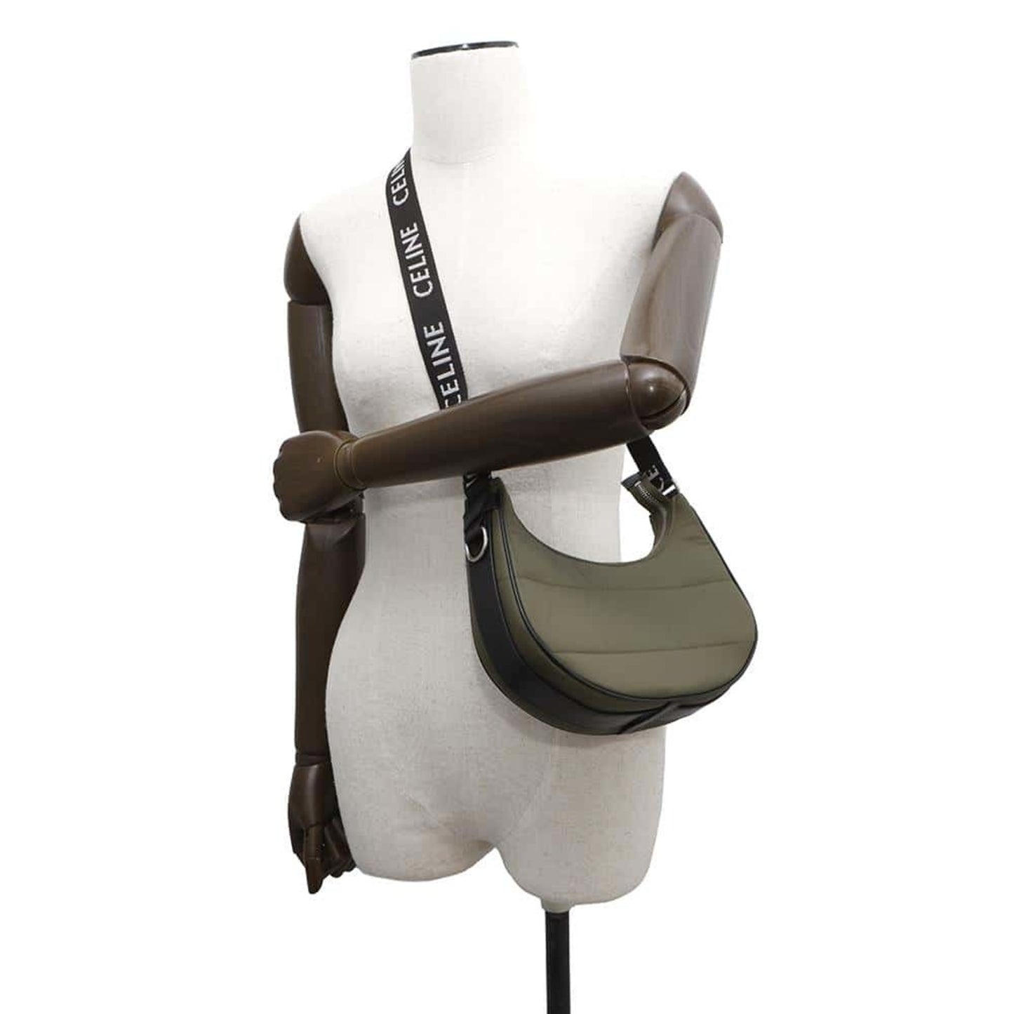 Celine Shoulder Bag Ava Quilted Medium Nylon 196972